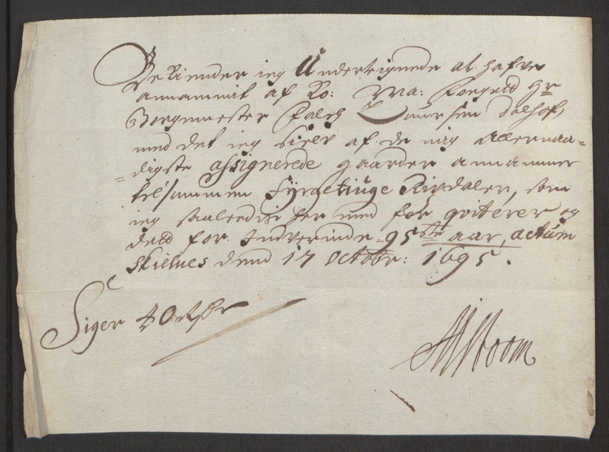 Rentekammeret inntil 1814, Reviderte regnskaper, Fogderegnskap, RA/EA-4092/R48/L2976: Fogderegnskap Sunnhordland og Hardanger, 1695-1696, s. 108