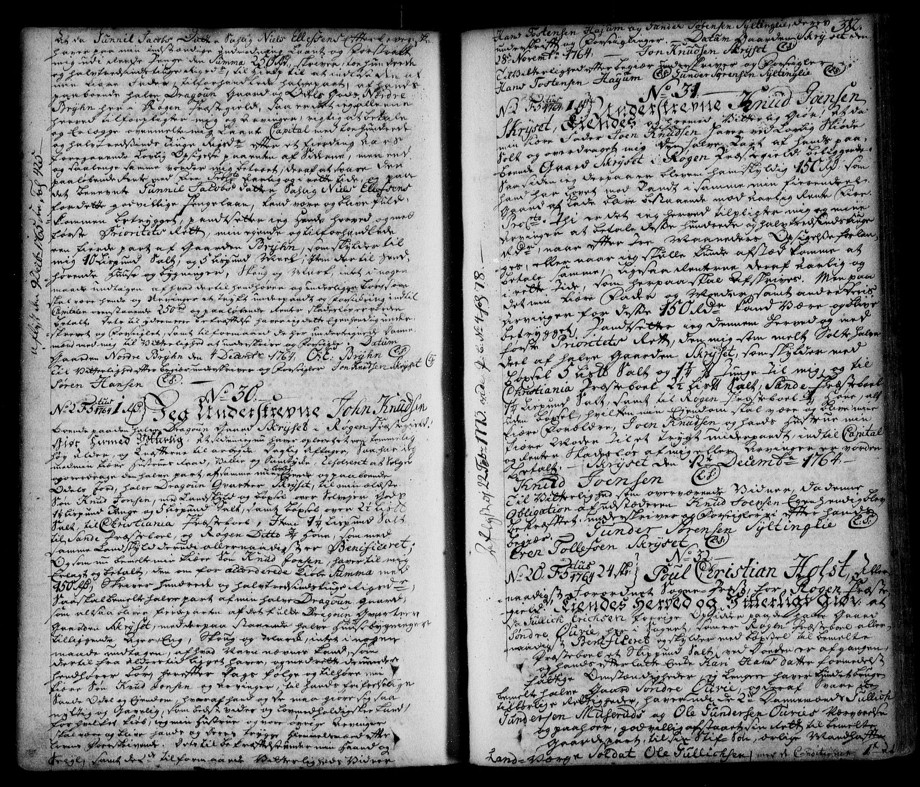 Lier, Røyken og Hurum sorenskriveri, AV/SAKO-A-89/G/Ga/Gaa/L0003: Pantebok nr. III, 1756-1771, s. 382