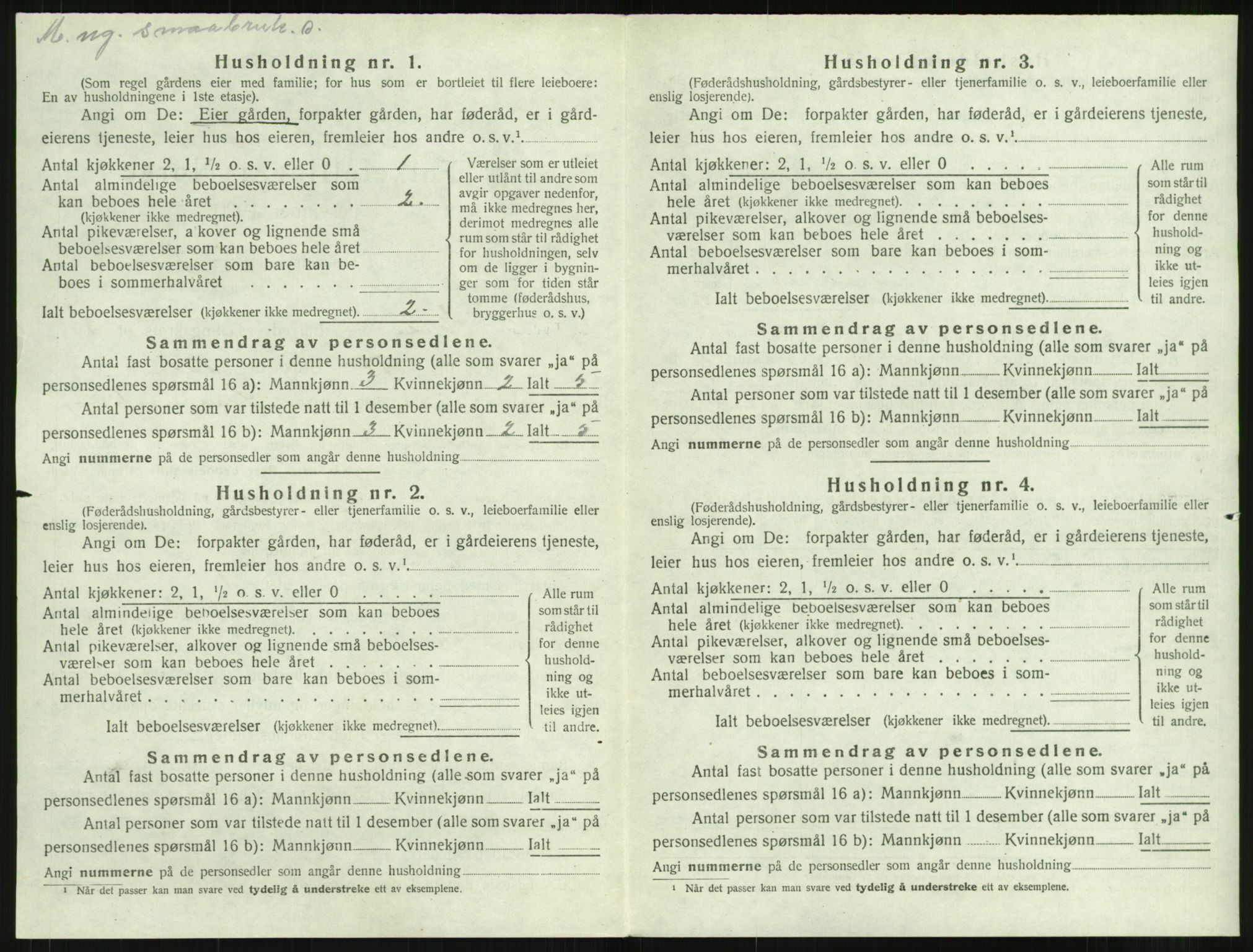 SAT, Folketelling 1920 for 1551 Eide herred, 1920, s. 187