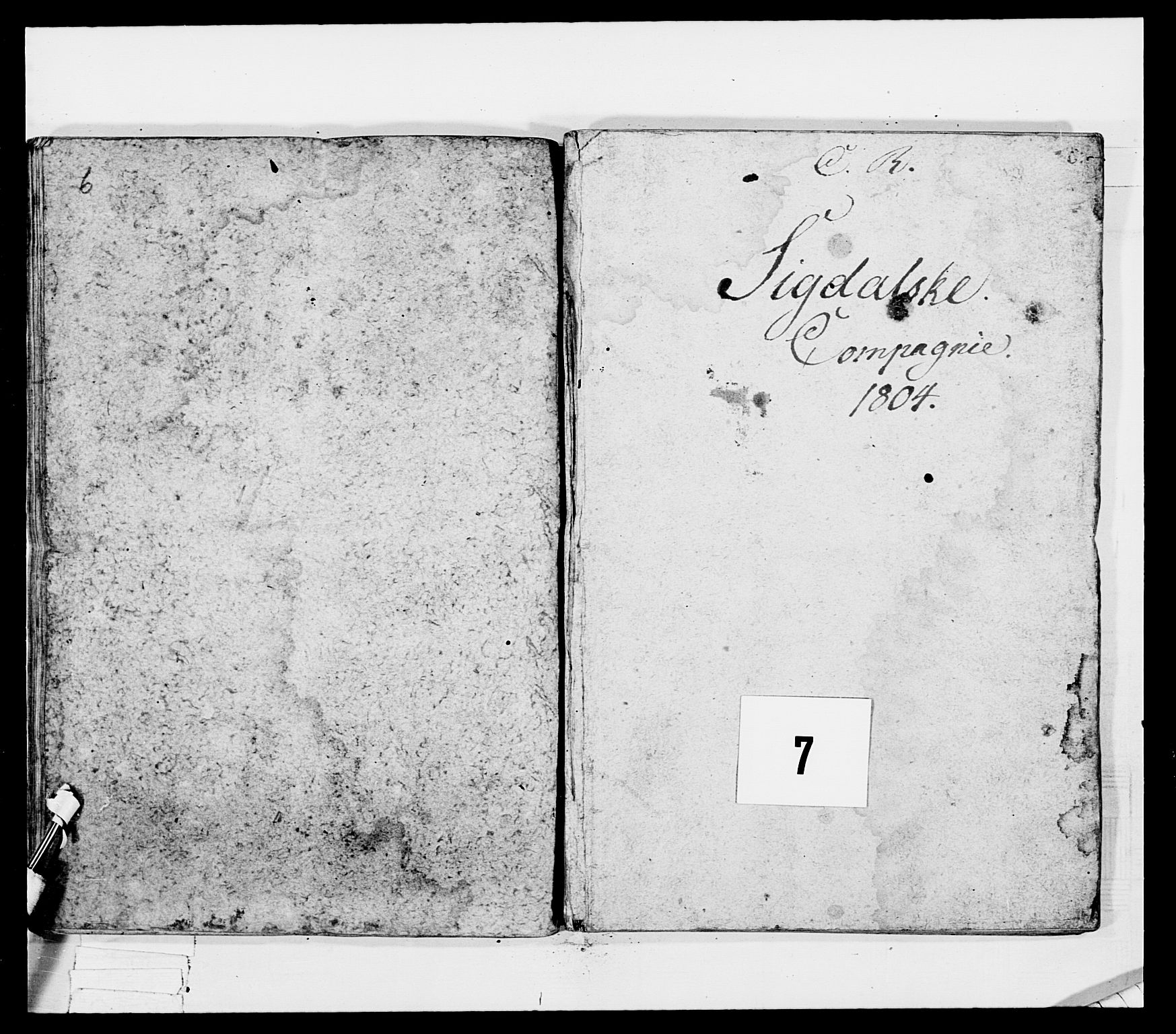 Generalitets- og kommissariatskollegiet, Det kongelige norske kommissariatskollegium, AV/RA-EA-5420/E/Eh/L0041: 1. Akershusiske nasjonale infanteriregiment, 1804-1808, s. 311
