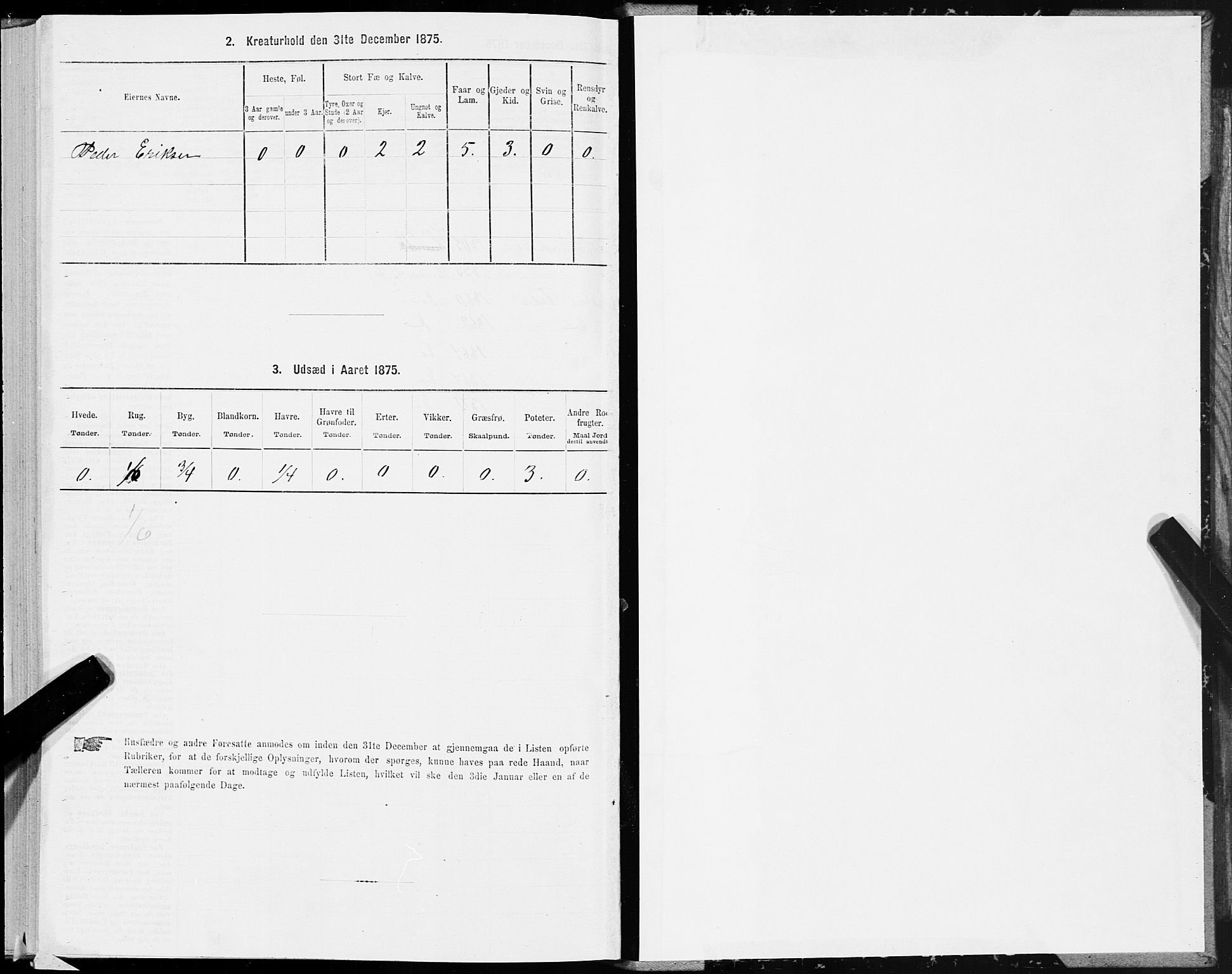 SAT, Folketelling 1875 for 1832P Hemnes prestegjeld, 1875