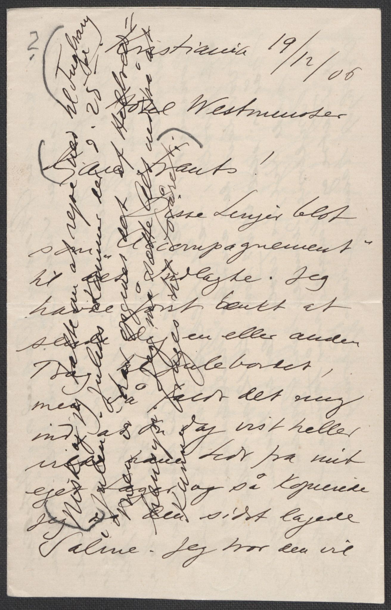 Beyer, Frants, RA/PA-0132/F/L0001: Brev fra Edvard Grieg til Frantz Beyer og "En del optegnelser som kan tjene til kommentar til brevene" av Marie Beyer, 1872-1907, s. 867