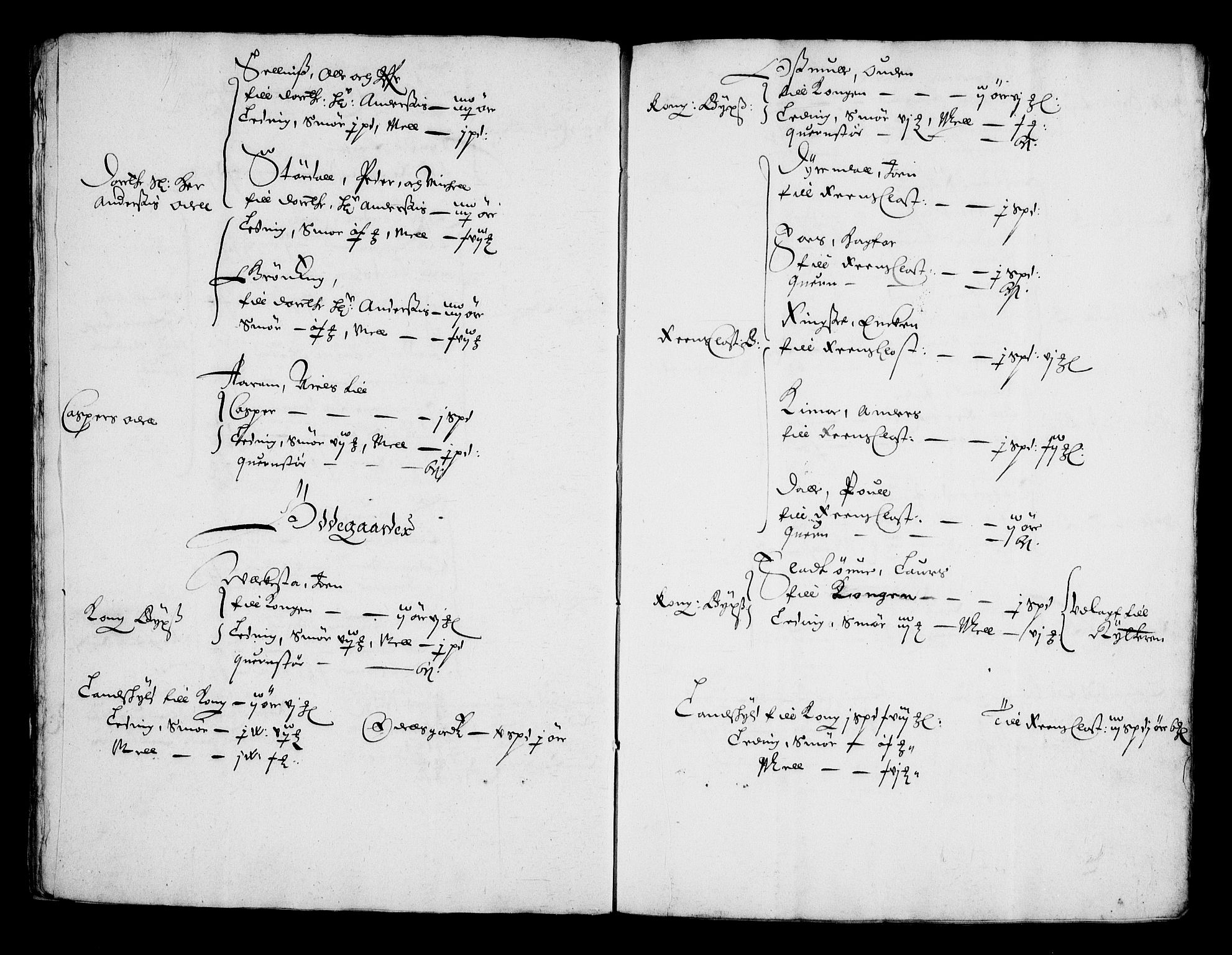 Rentekammeret inntil 1814, Realistisk ordnet avdeling, AV/RA-EA-4070/N/Na/L0002/0002: [XI g]: Trondheims stifts jordebøker: / Fosen fogderi, 1664