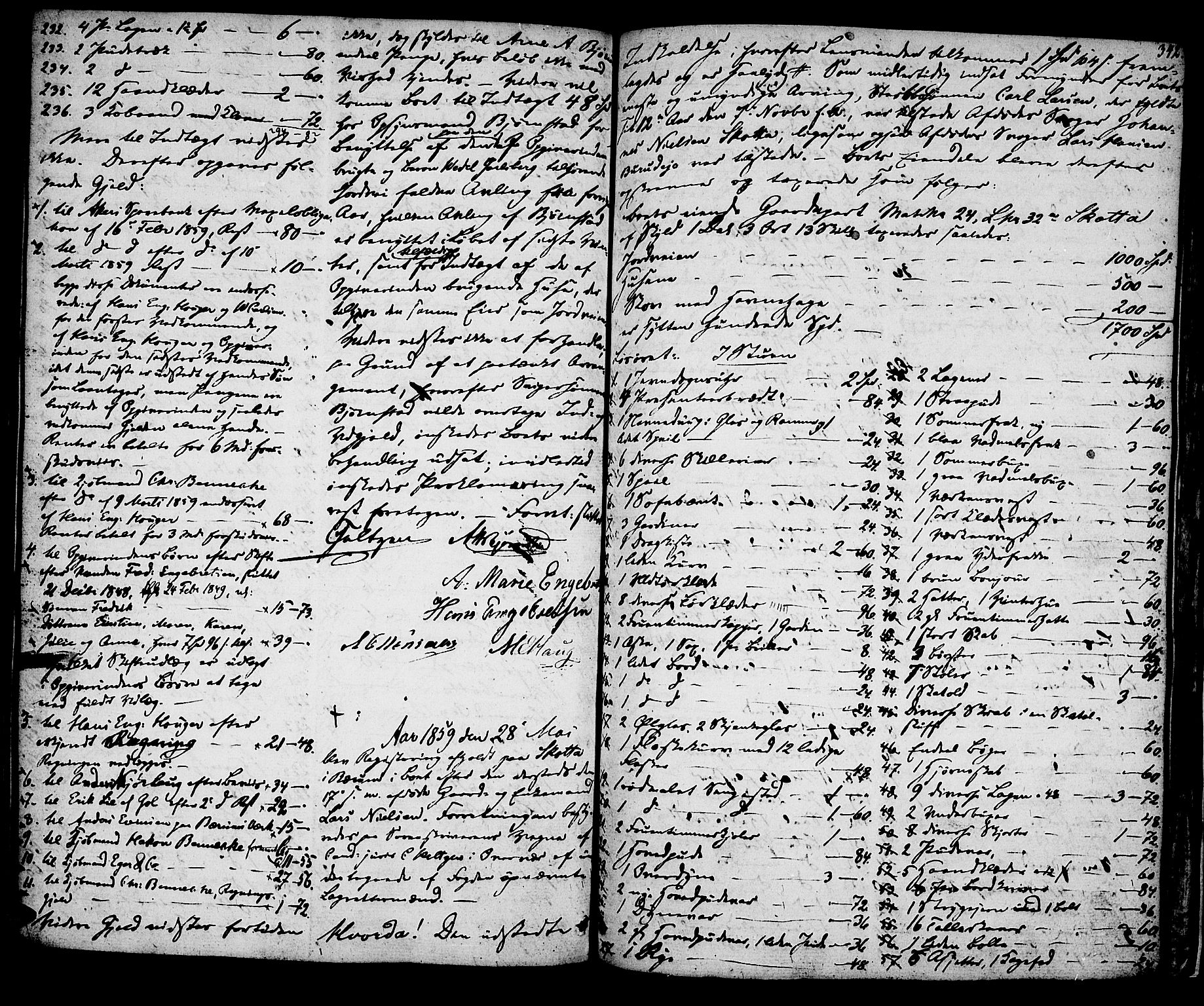 Aker sorenskriveri, AV/SAO-A-10895/H/Hb/L0020: Skifteprotokoll, 1819-1862, s. 341b-342a