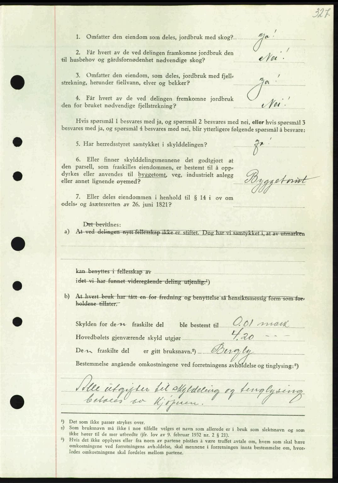 Nordmøre sorenskriveri, AV/SAT-A-4132/1/2/2Ca: Pantebok nr. A103, 1946-1947, Dagboknr: 2402/1946