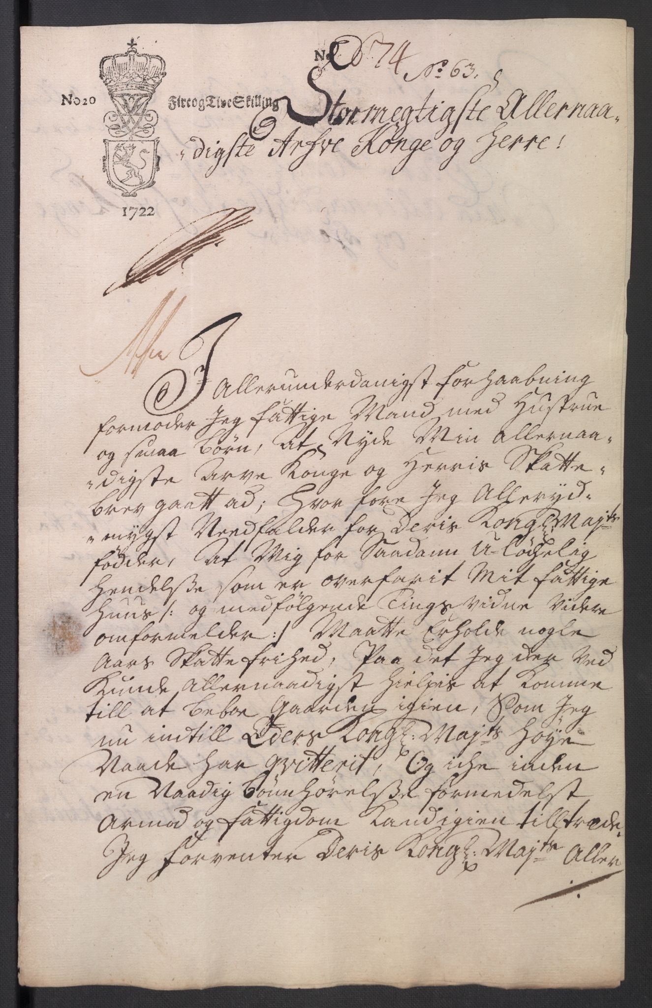 Rentekammeret inntil 1814, Reviderte regnskaper, Fogderegnskap, AV/RA-EA-4092/R56/L3755: Fogderegnskap Nordmøre, 1722, s. 334