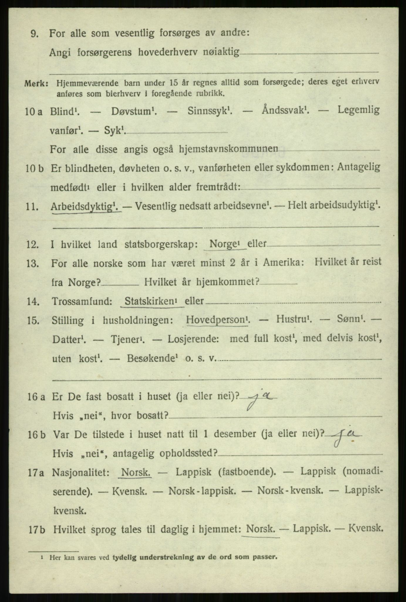 SATØ, Folketelling 1920 for 1922 Bardu herred, 1920, s. 3496