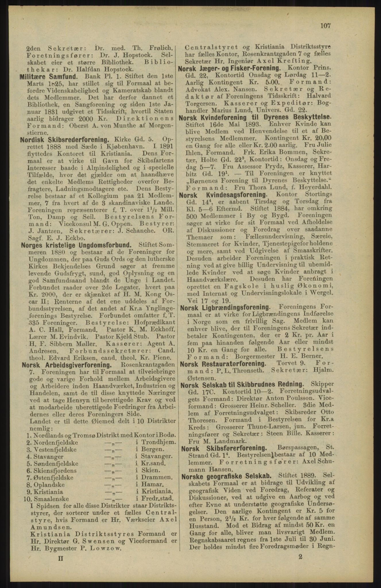 Kristiania/Oslo adressebok, PUBL/-, 1904, s. 107