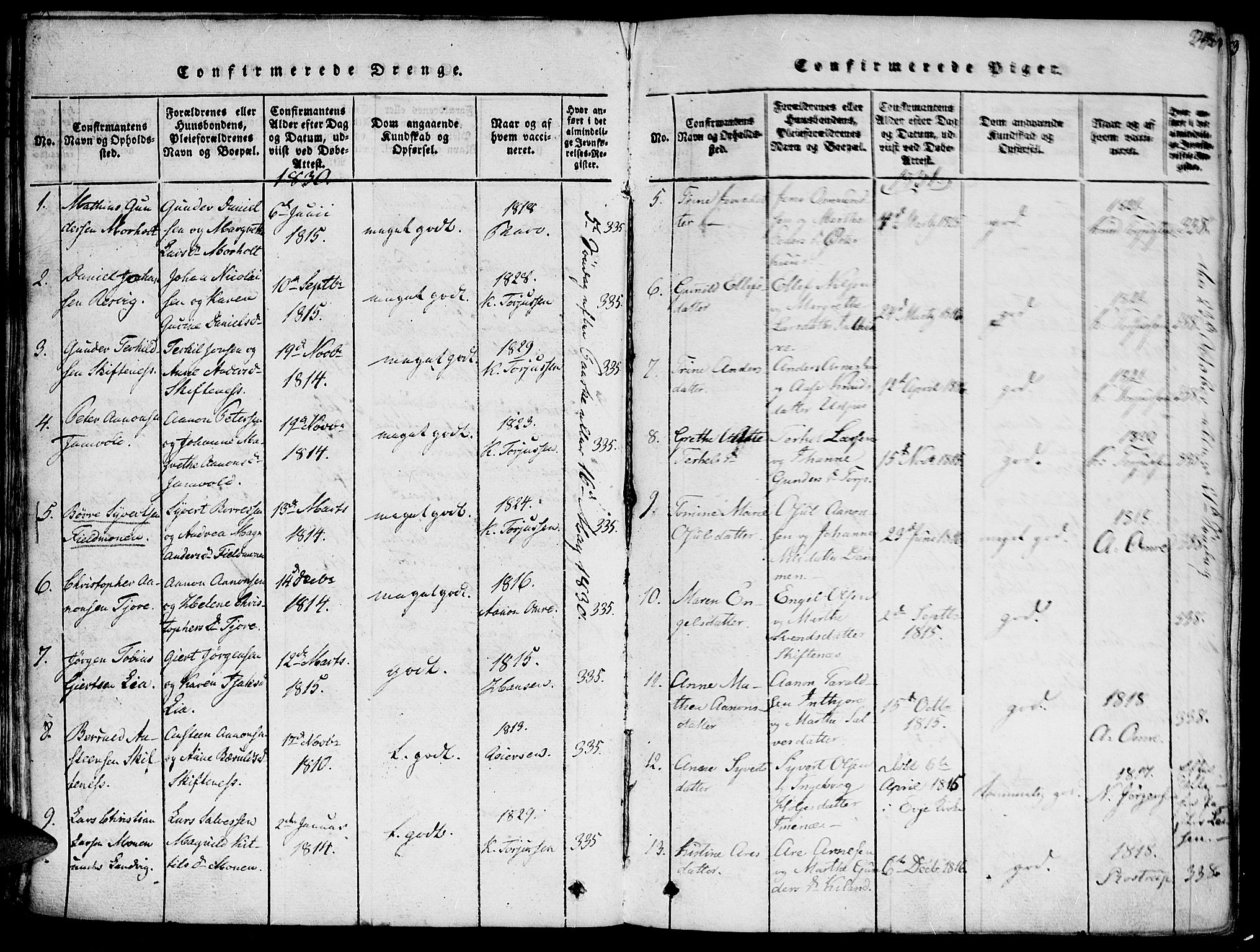 Hommedal sokneprestkontor, AV/SAK-1111-0023/F/Fa/Fab/L0003: Ministerialbok nr. A 3, 1815-1848, s. 248
