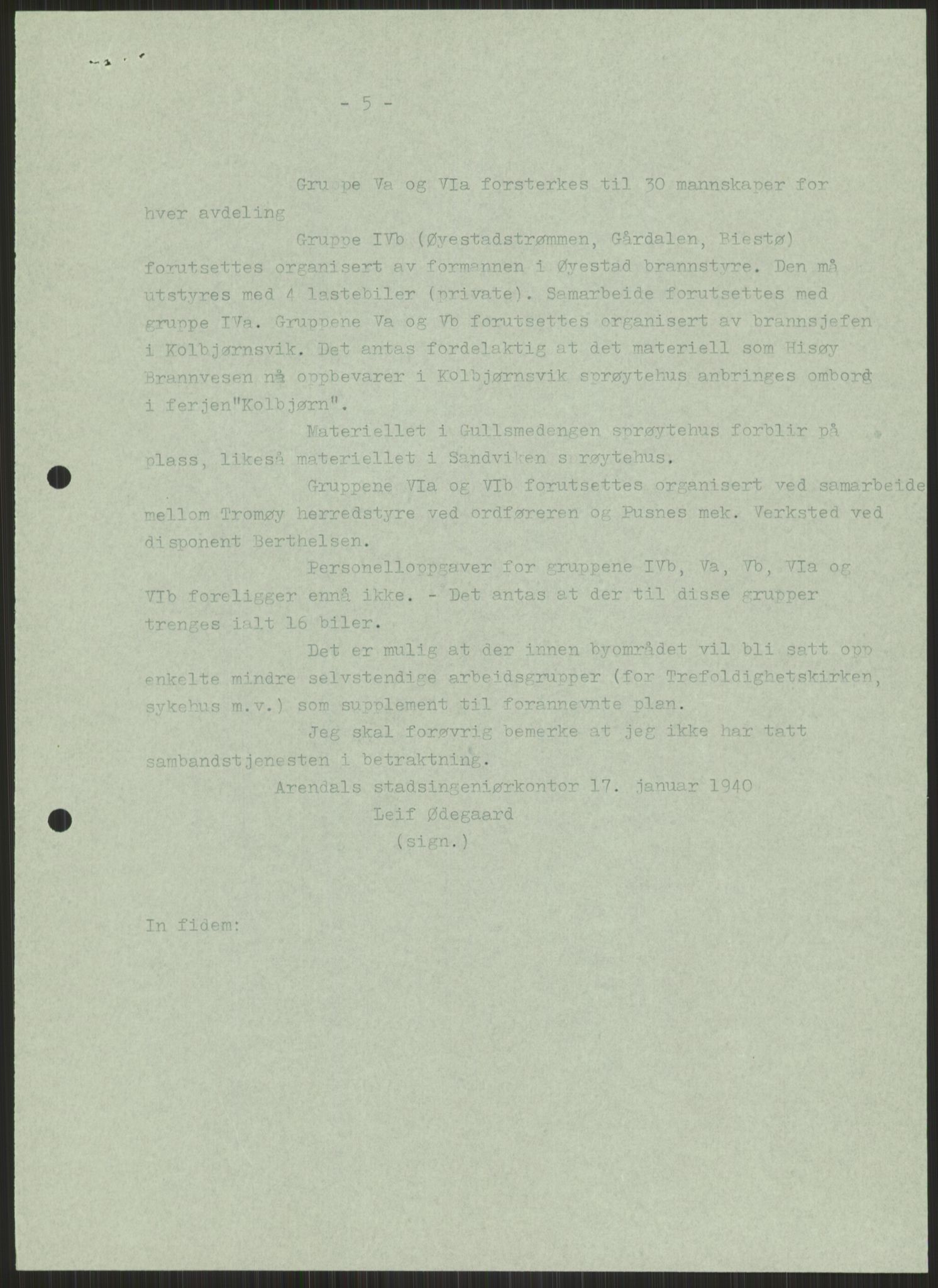 Forsvaret, Forsvarets krigshistoriske avdeling, AV/RA-RAFA-2017/Y/Ya/L0014: II-C-11-31 - Fylkesmenn.  Rapporter om krigsbegivenhetene 1940., 1940, s. 729