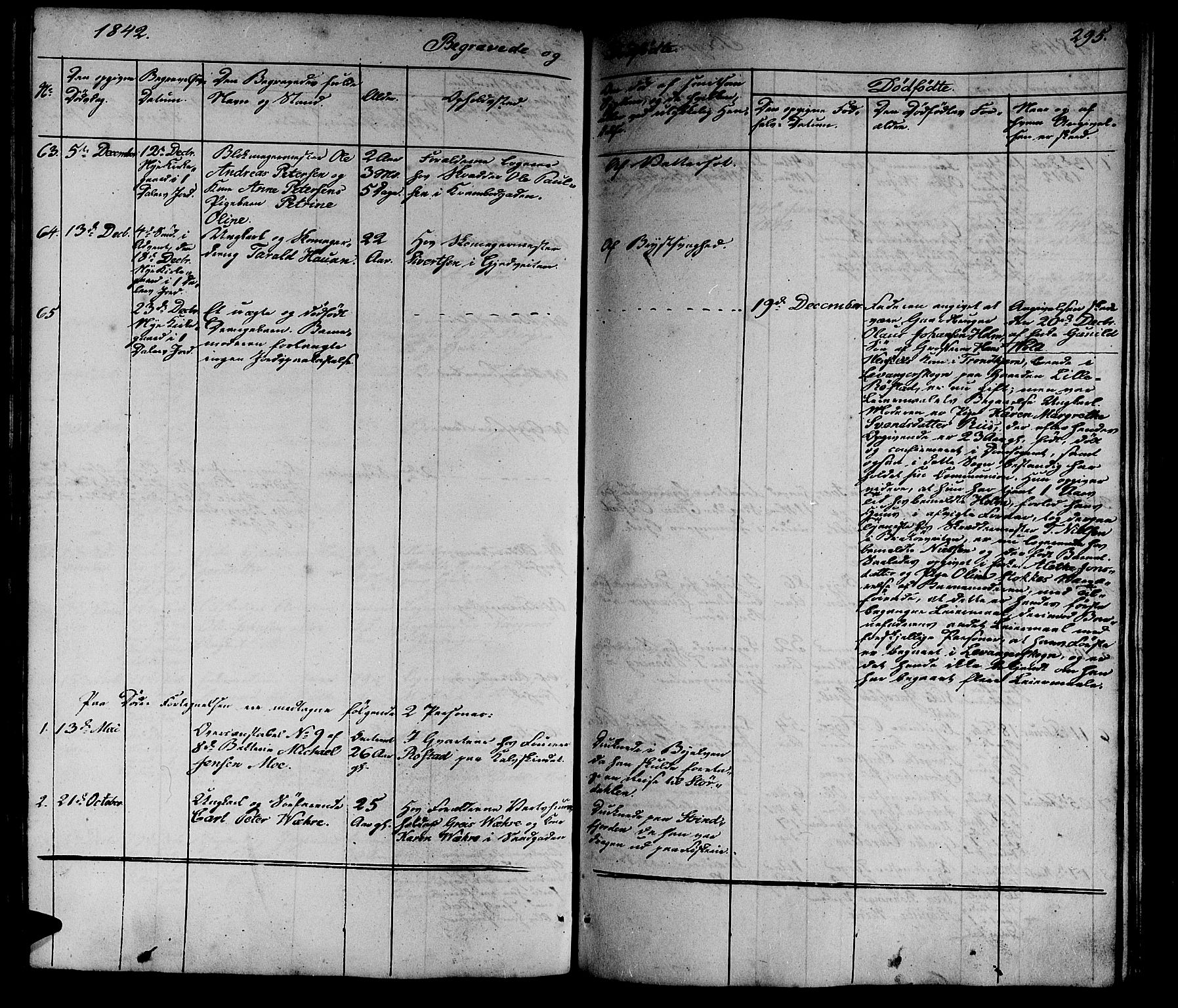 Ministerialprotokoller, klokkerbøker og fødselsregistre - Sør-Trøndelag, AV/SAT-A-1456/602/L0136: Klokkerbok nr. 602C04, 1833-1845, s. 295