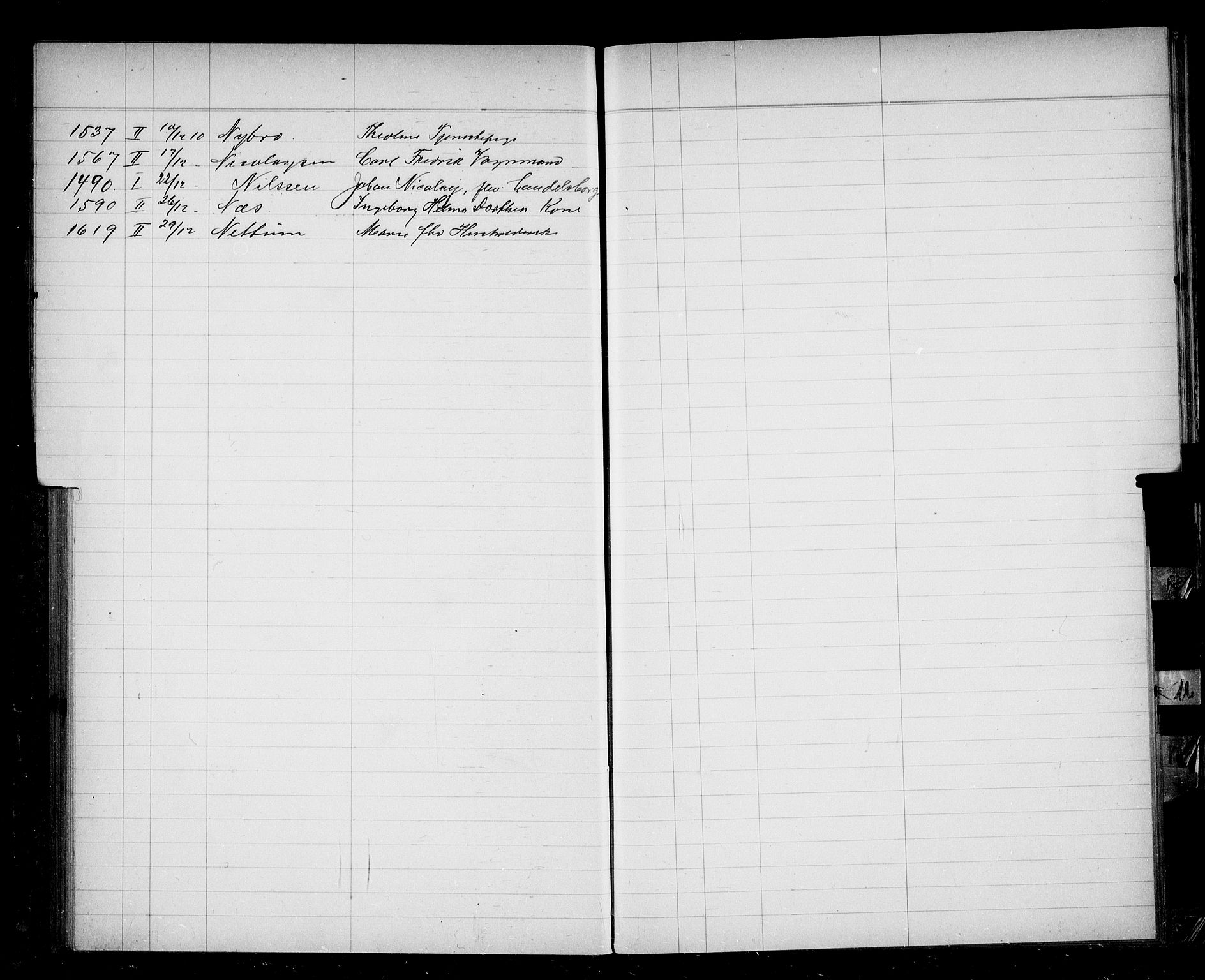 Oslo skifterett, AV/SAO-A-10383/F/Fa/Faa/L0010: Navneregister, 1910