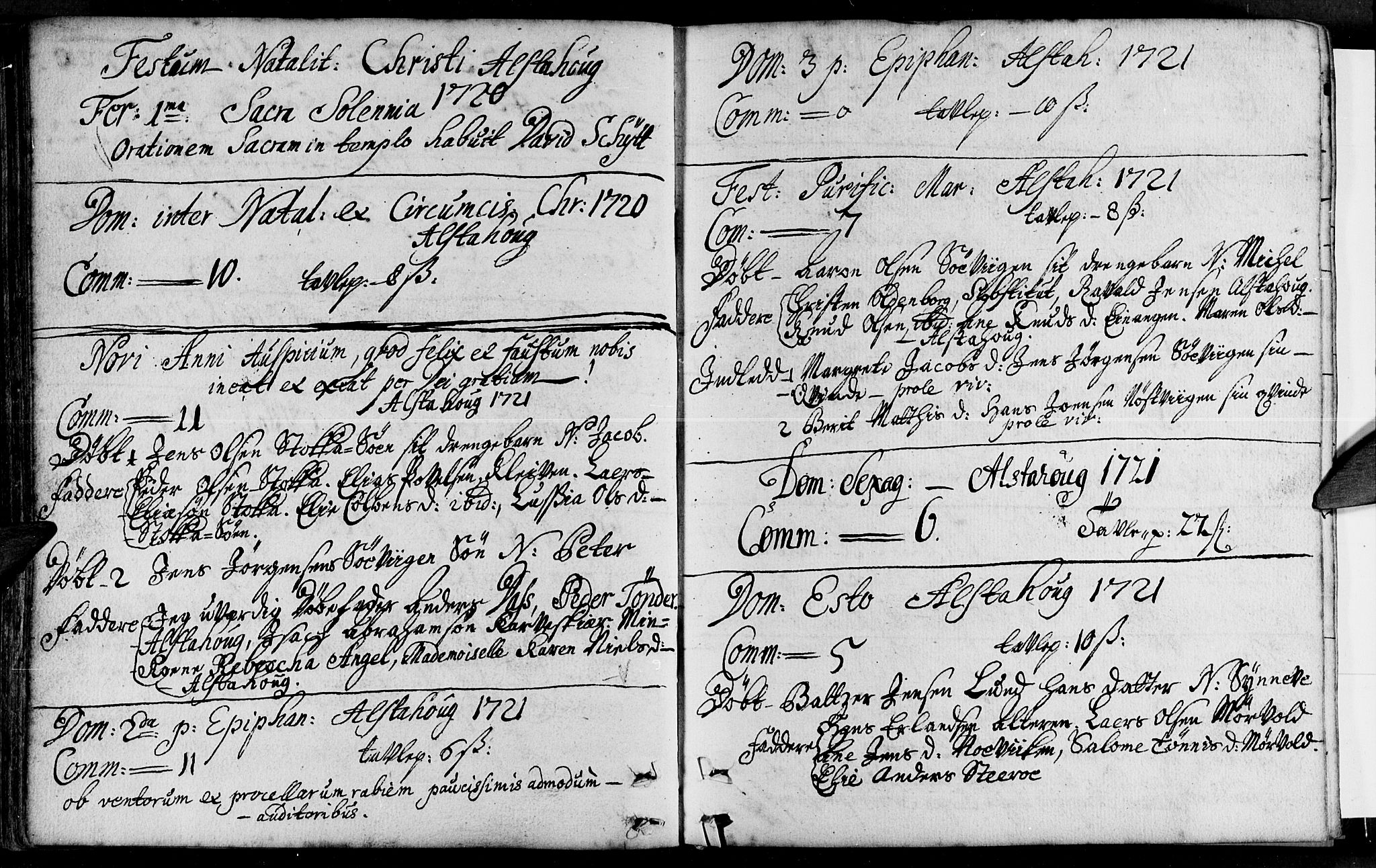 Ministerialprotokoller, klokkerbøker og fødselsregistre - Nordland, SAT/A-1459/830/L0432: Ministerialbok nr. 830A01, 1714-1737