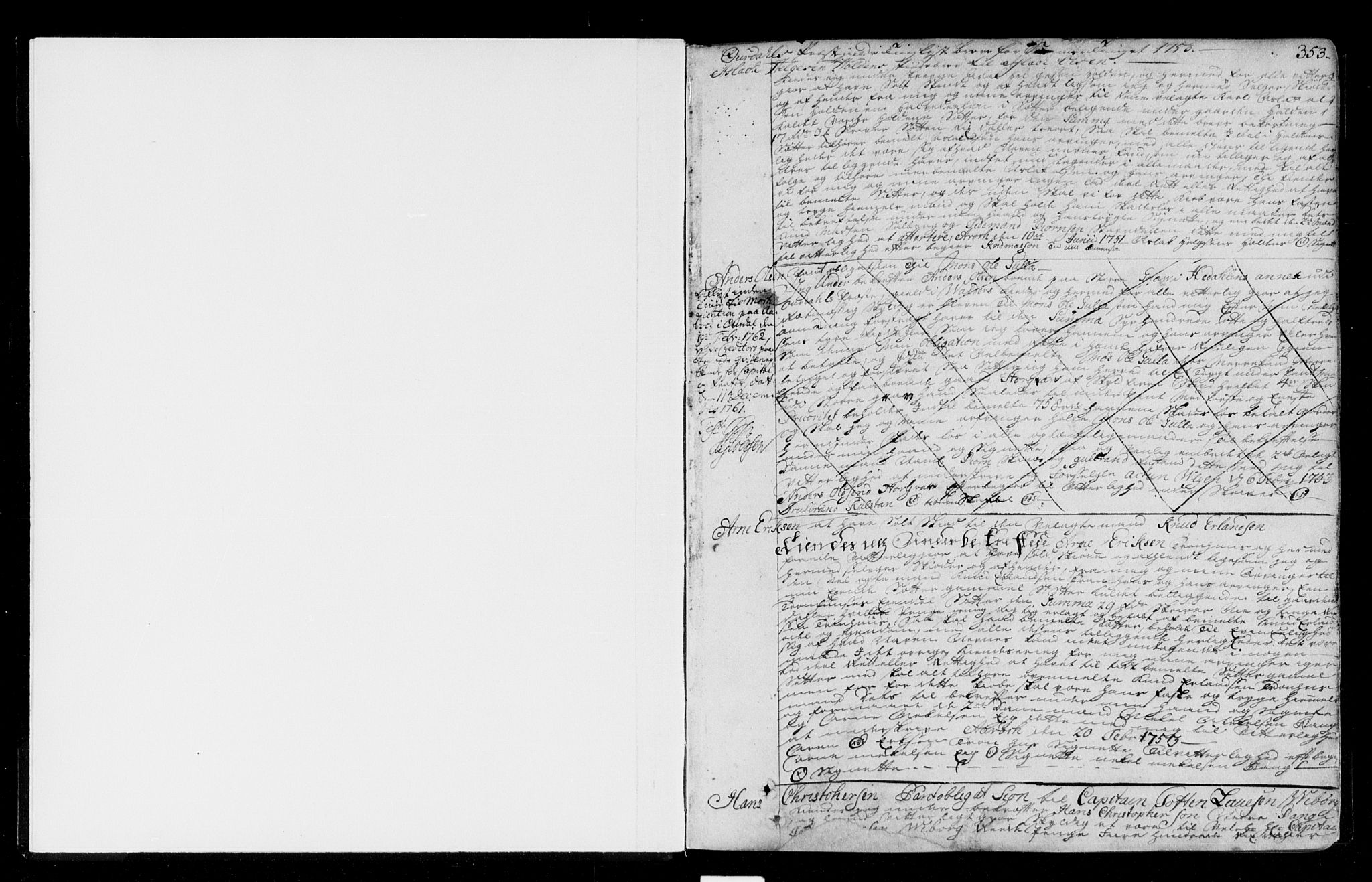 Hadeland, Land og Valdres sorenskriveri, AV/SAH-TING-028/H/Hb/L0007/0002: Pantebok nr. 7b, 1753-1757, s. 353