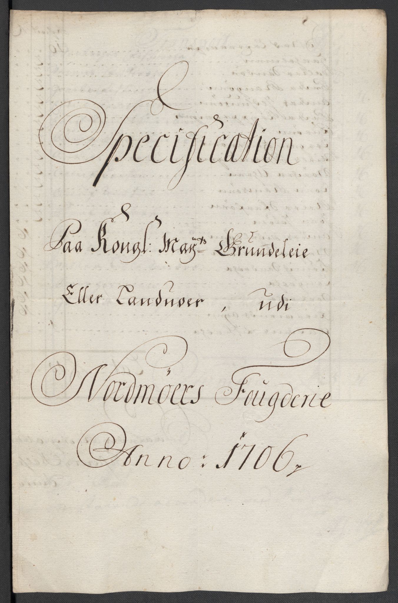 Rentekammeret inntil 1814, Reviderte regnskaper, Fogderegnskap, RA/EA-4092/R56/L3742: Fogderegnskap Nordmøre, 1706-1707, s. 108