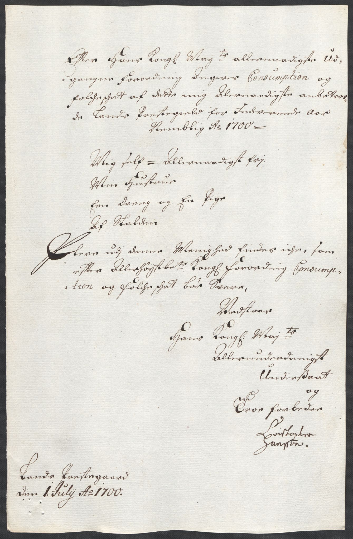 Rentekammeret inntil 1814, Reviderte regnskaper, Fogderegnskap, AV/RA-EA-4092/R18/L1298: Fogderegnskap Hadeland, Toten og Valdres, 1700, s. 318