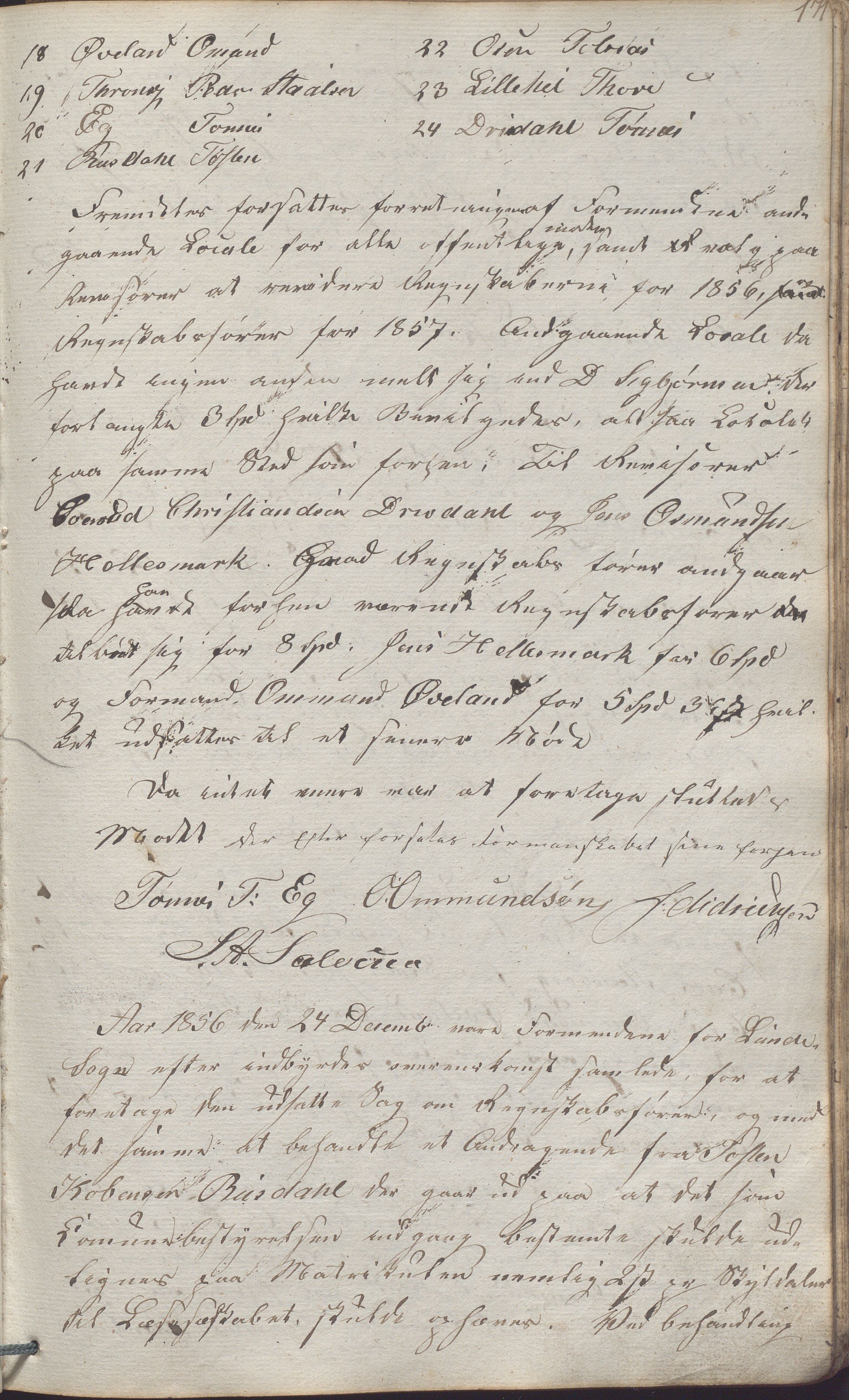 Lund kommune - Formannskapet/Formannskapskontoret, IKAR/K-101761/A/Aa/Aaa/L0001: Forhandlingsprotokoll, 1837-1865, s. 171a