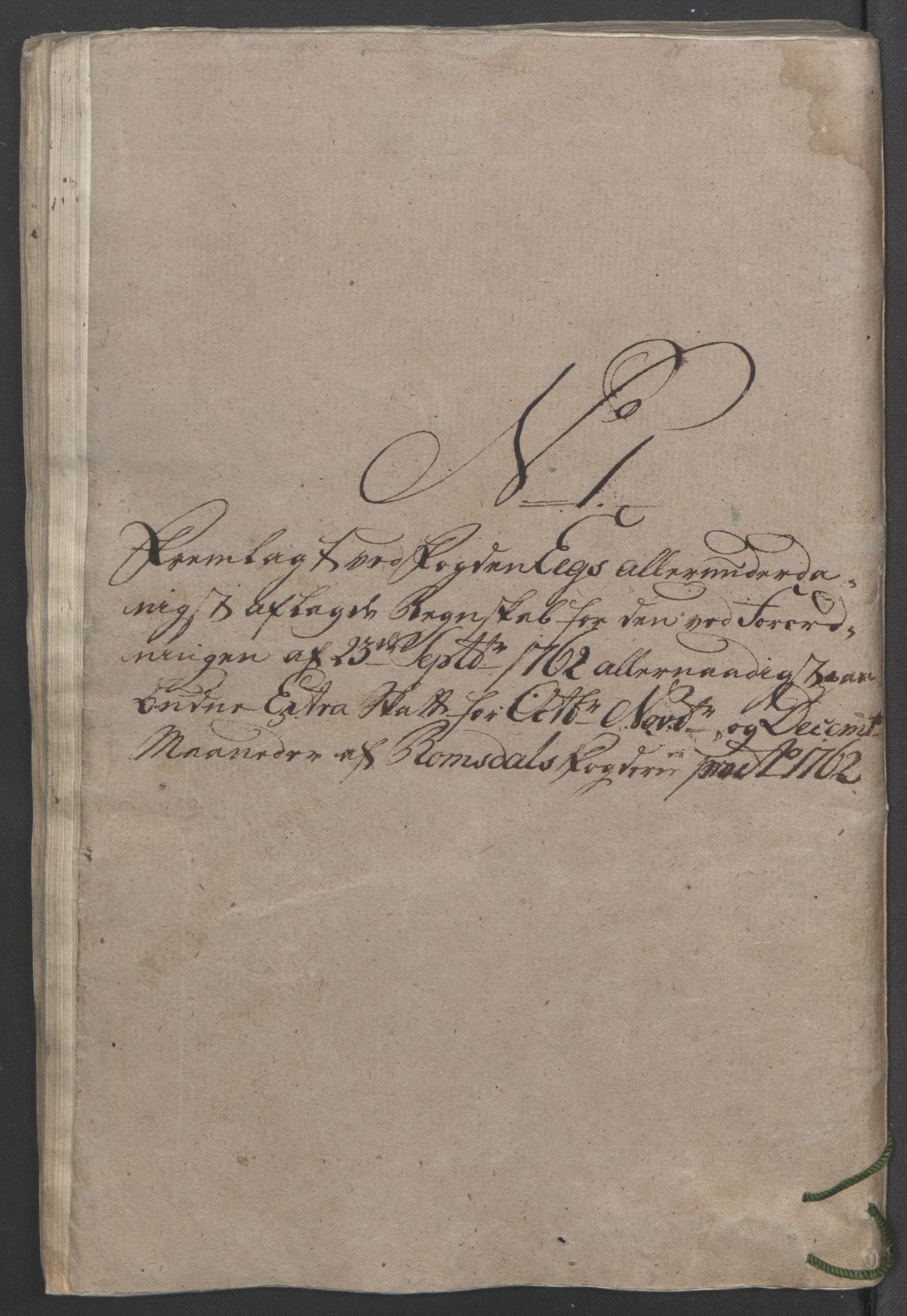 Rentekammeret inntil 1814, Reviderte regnskaper, Fogderegnskap, RA/EA-4092/R55/L3730: Ekstraskatten Romsdal, 1762-1763, s. 152