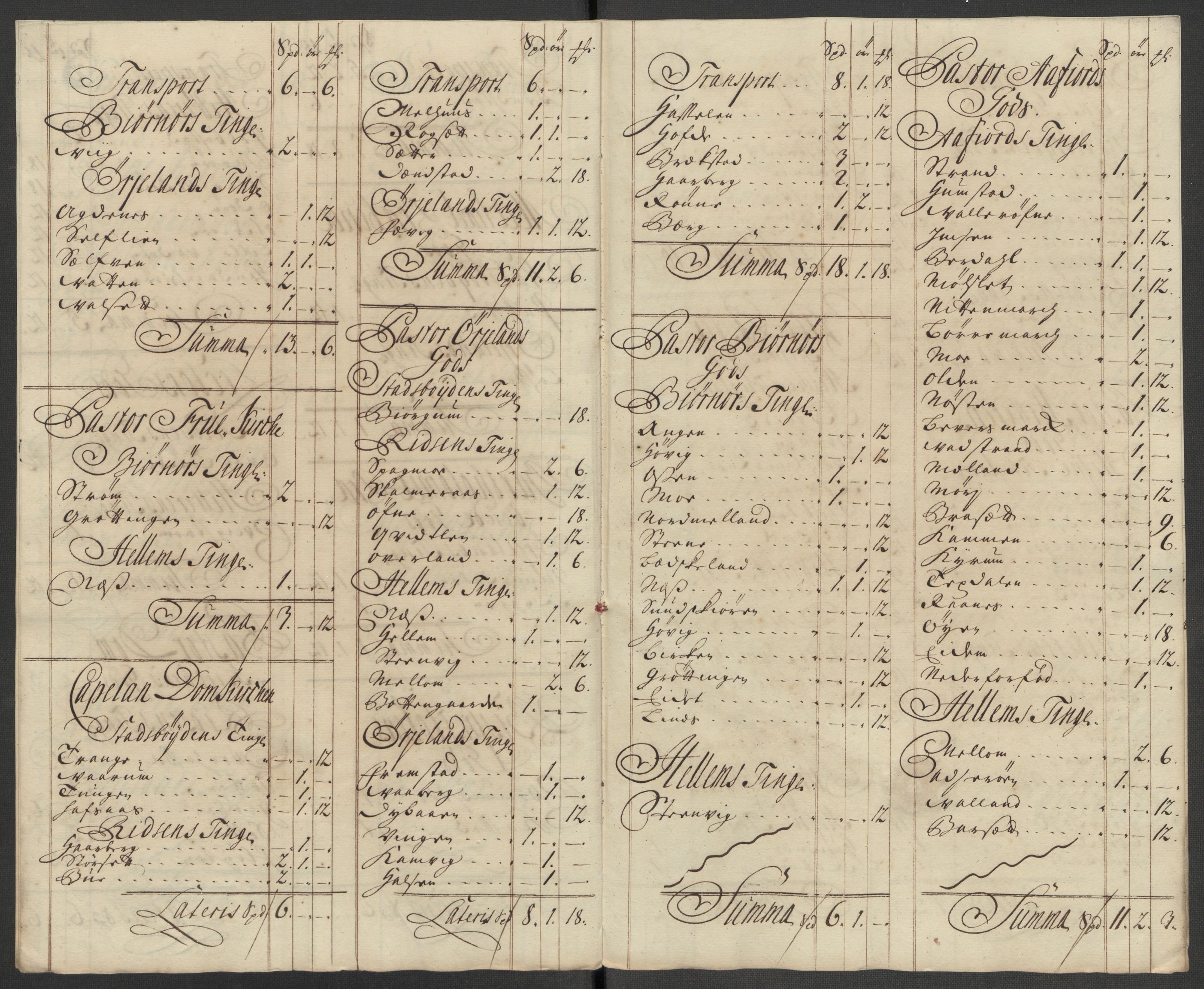 Rentekammeret inntil 1814, Reviderte regnskaper, Fogderegnskap, RA/EA-4092/R57/L3864: Fogderegnskap Fosen, 1716, s. 68