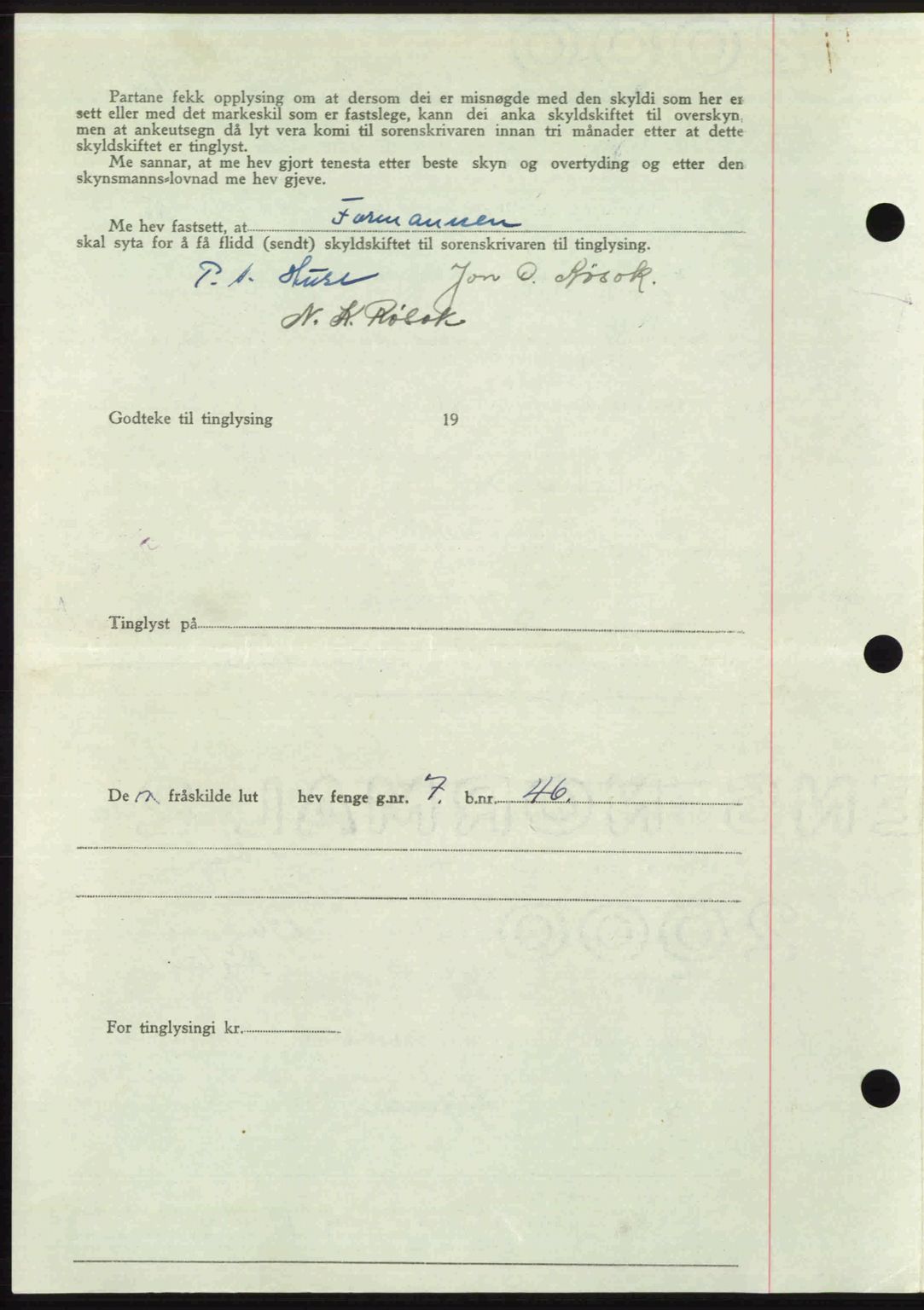 Romsdal sorenskriveri, AV/SAT-A-4149/1/2/2C: Pantebok nr. A28, 1948-1949, Dagboknr: 146/1949