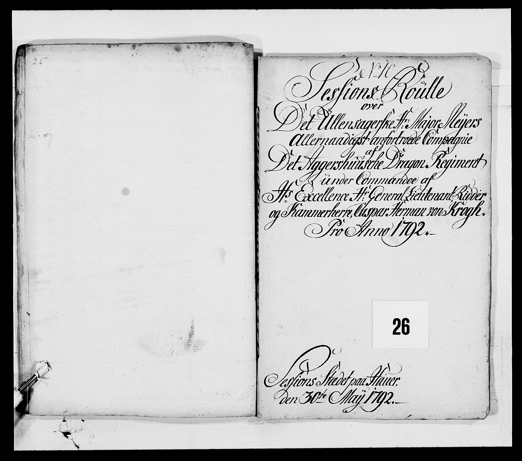 Generalitets- og kommissariatskollegiet, Det kongelige norske kommissariatskollegium, RA/EA-5420/E/Eh/L0005: Akershusiske dragonregiment, 1789-1792, s. 519
