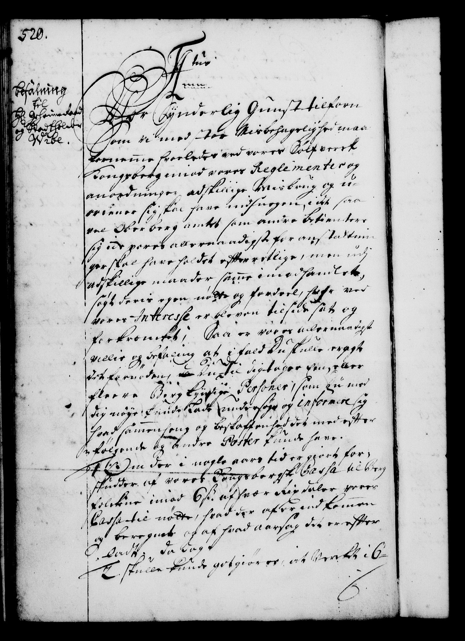 Rentekammeret, Kammerkanselliet, AV/RA-EA-3111/G/Gg/Gga/L0001: Norsk ekspedisjonsprotokoll med register (merket RK 53.1), 1720-1723, s. 520