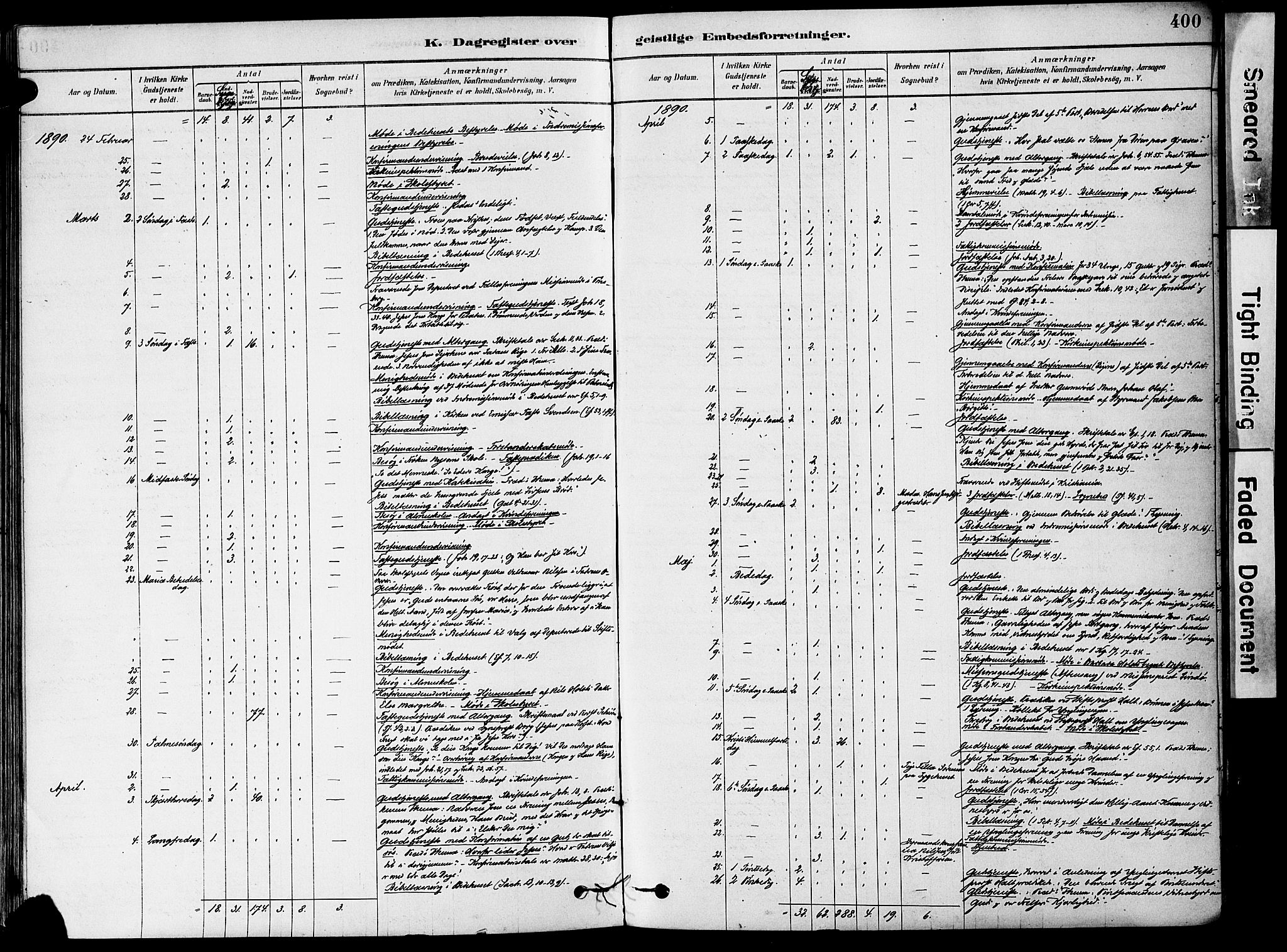 Holmestrand kirkebøker, AV/SAKO-A-346/F/Fa/L0004: Ministerialbok nr. 4, 1880-1901, s. 400