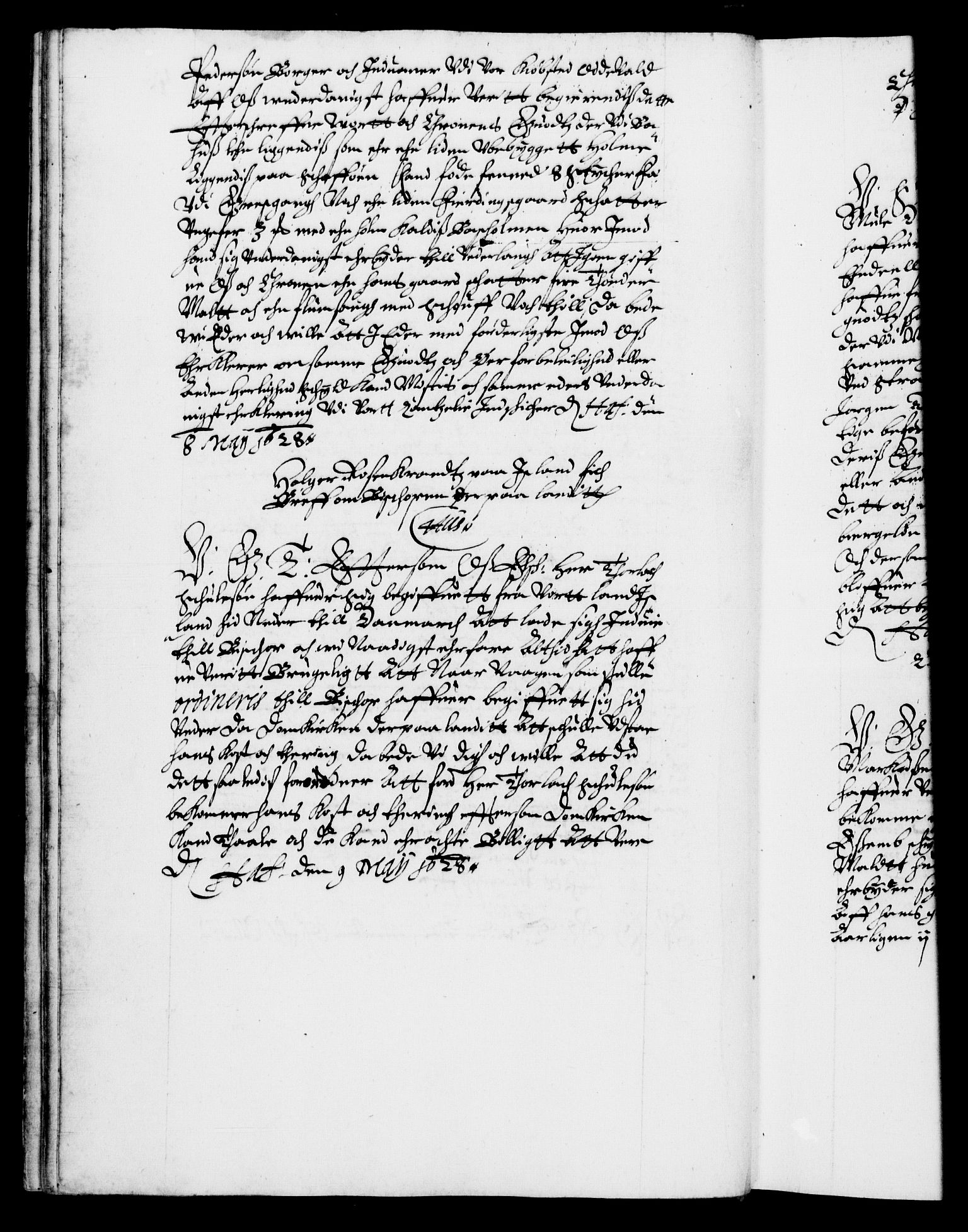 Danske Kanselli 1572-1799, AV/RA-EA-3023/F/Fc/Fca/Fcab/L0005: Norske tegnelser (mikrofilm), 1628-1633, s. 15b