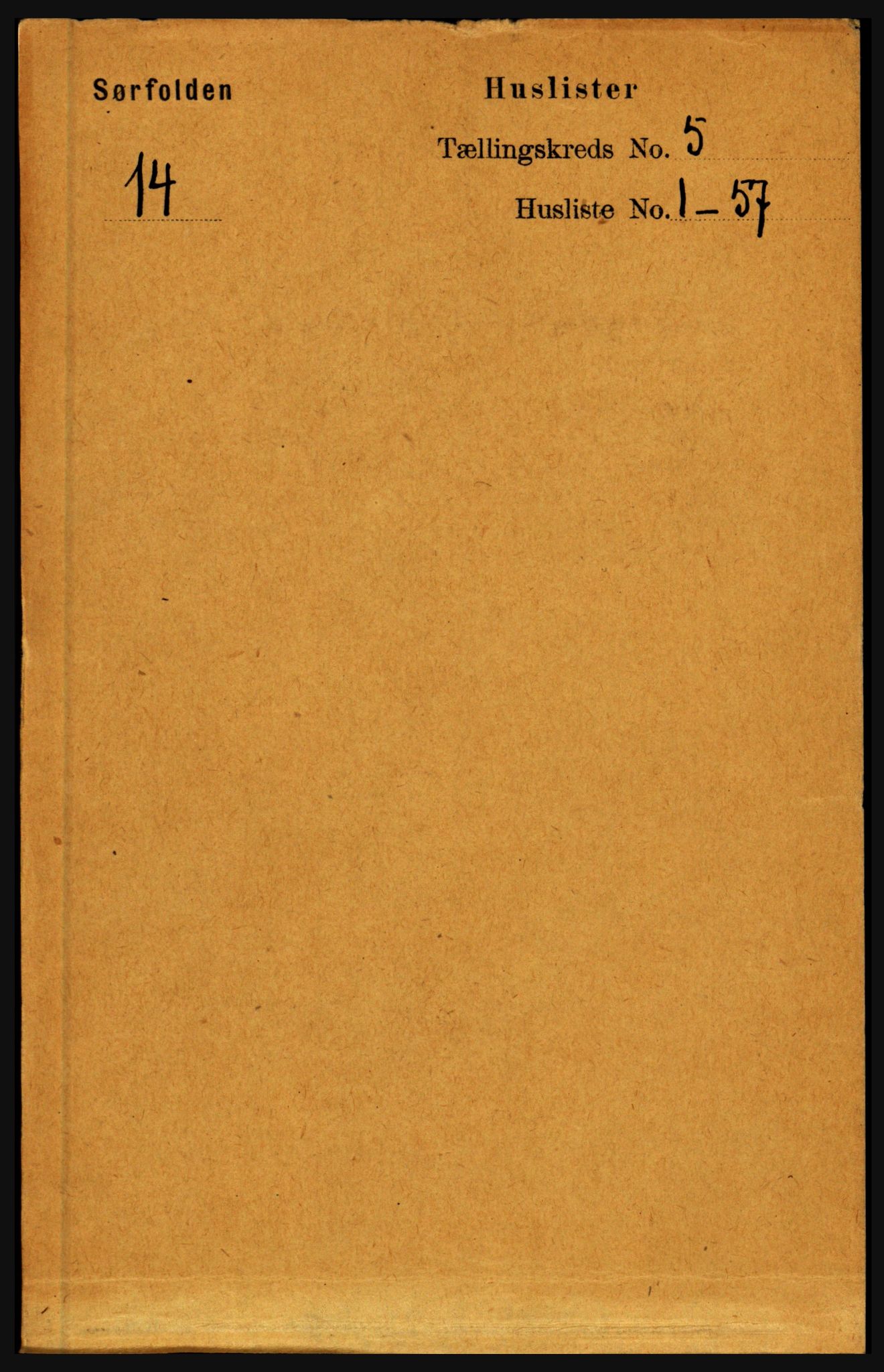RA, Folketelling 1891 for 1845 Sørfold herred, 1891, s. 1302
