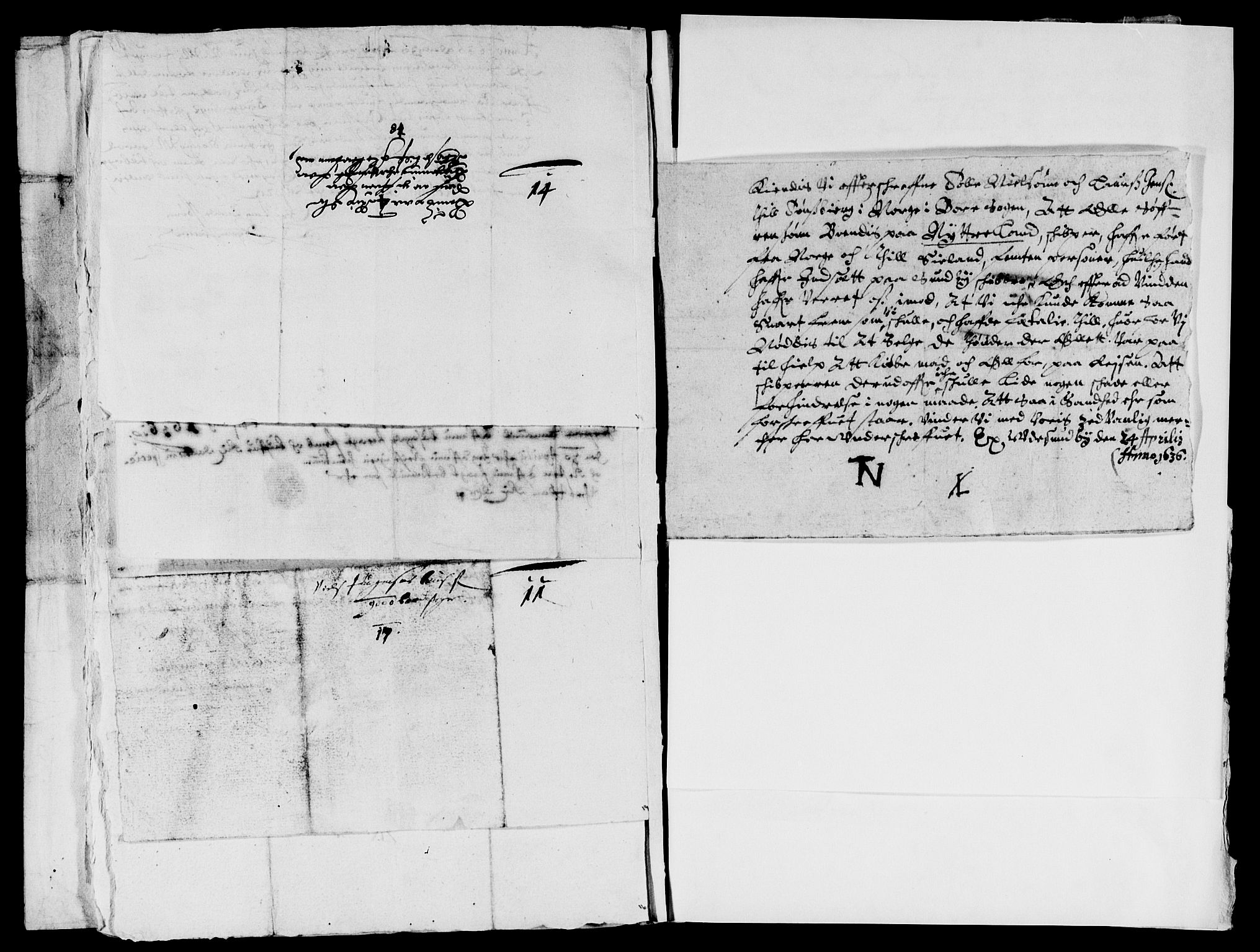 Rentekammeret inntil 1814, Reviderte regnskaper, Lensregnskaper, AV/RA-EA-5023/R/Rb/Rbo/L0016: Tønsberg len, 1635-1637