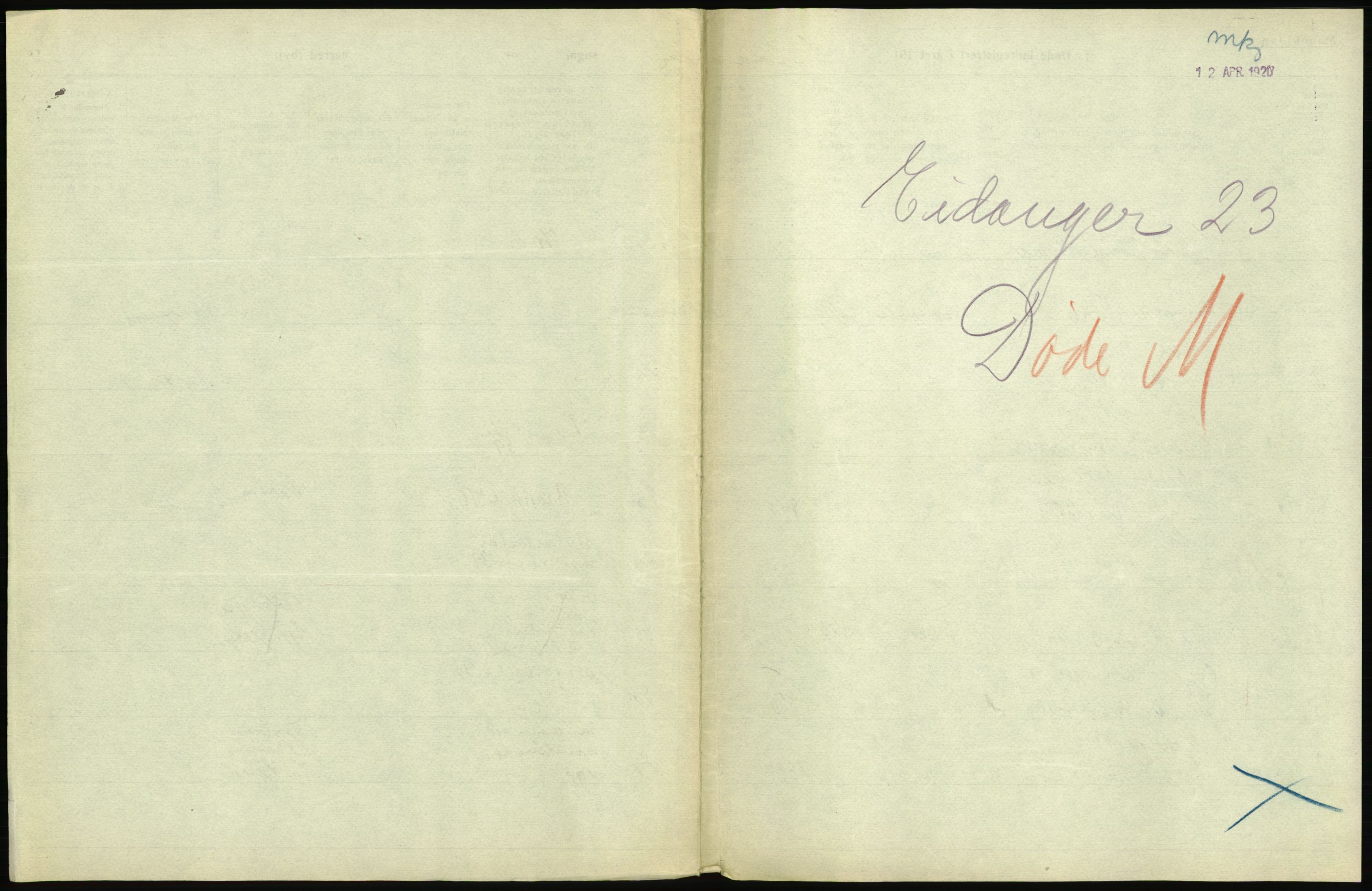 Statistisk sentralbyrå, Sosiodemografiske emner, Befolkning, AV/RA-S-2228/D/Df/Dfb/Dfbi/L0023: Telemark fylke: Døde. Bygder og byer., 1919, s. 31