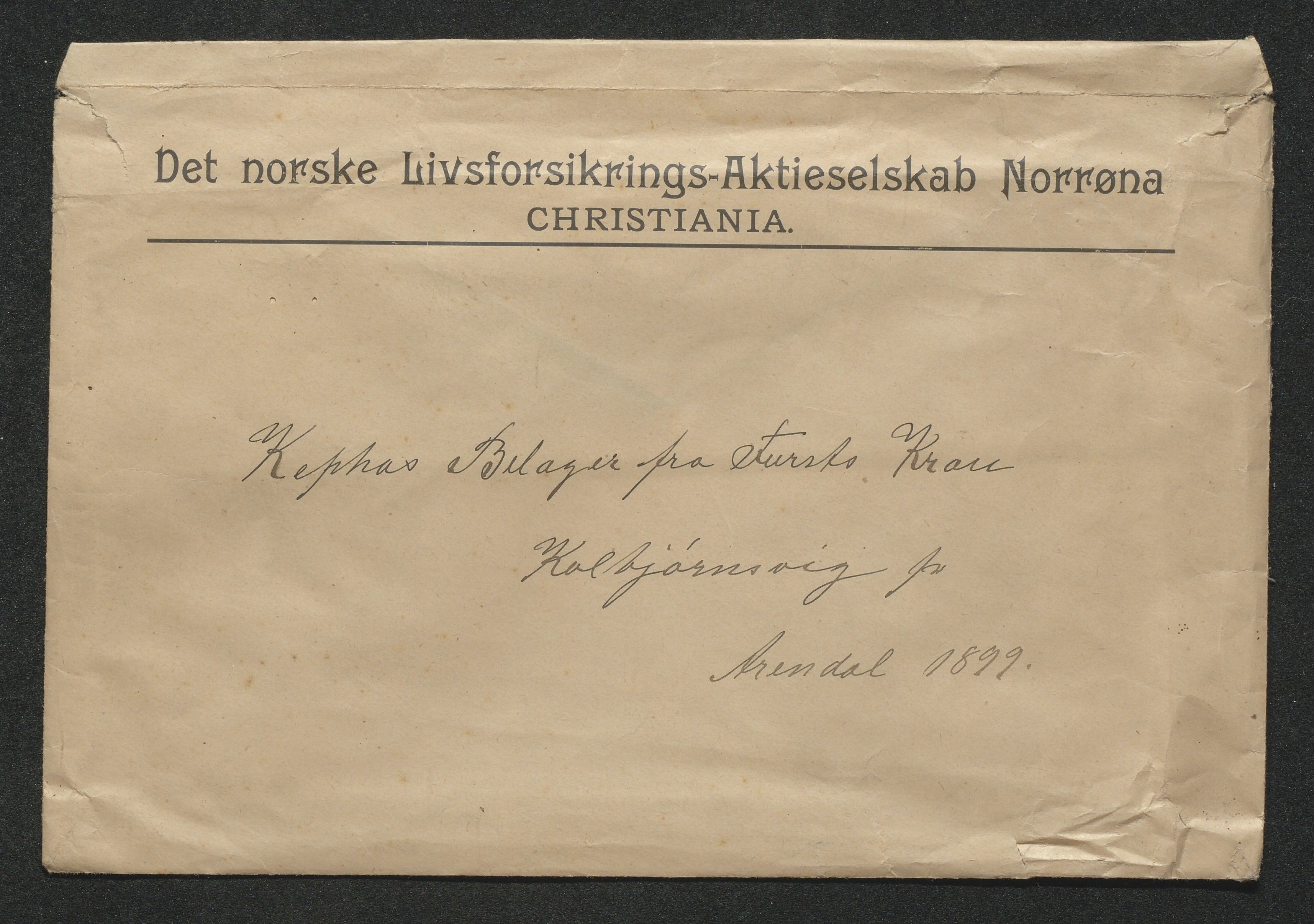 O. Terjesens rederi, AAKS/PA-2525/R/R02/L0002: Regnskapsbilag, 1899-1904