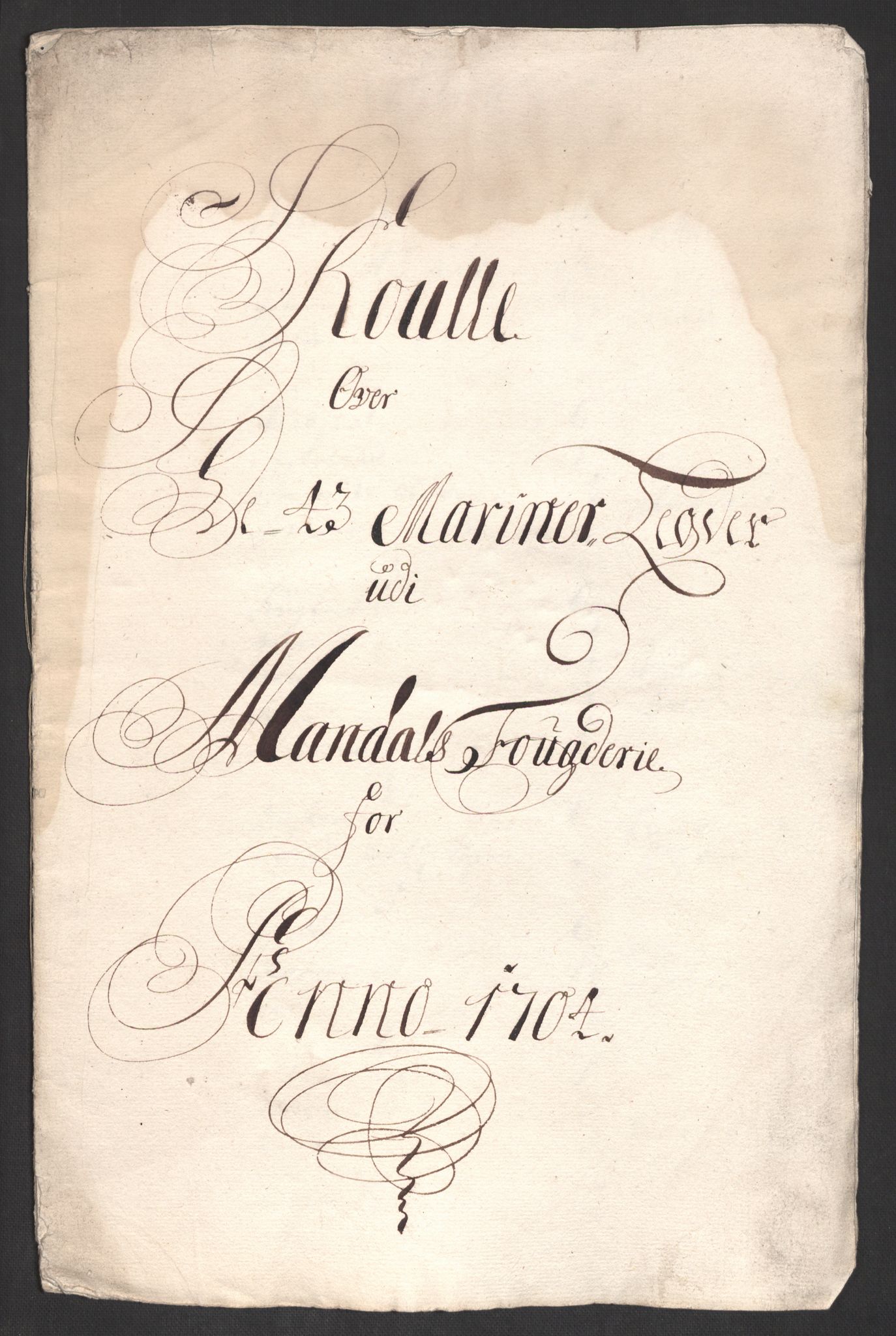 Rentekammeret inntil 1814, Reviderte regnskaper, Fogderegnskap, RA/EA-4092/R43/L2550: Fogderegnskap Lista og Mandal, 1703-1704, s. 456