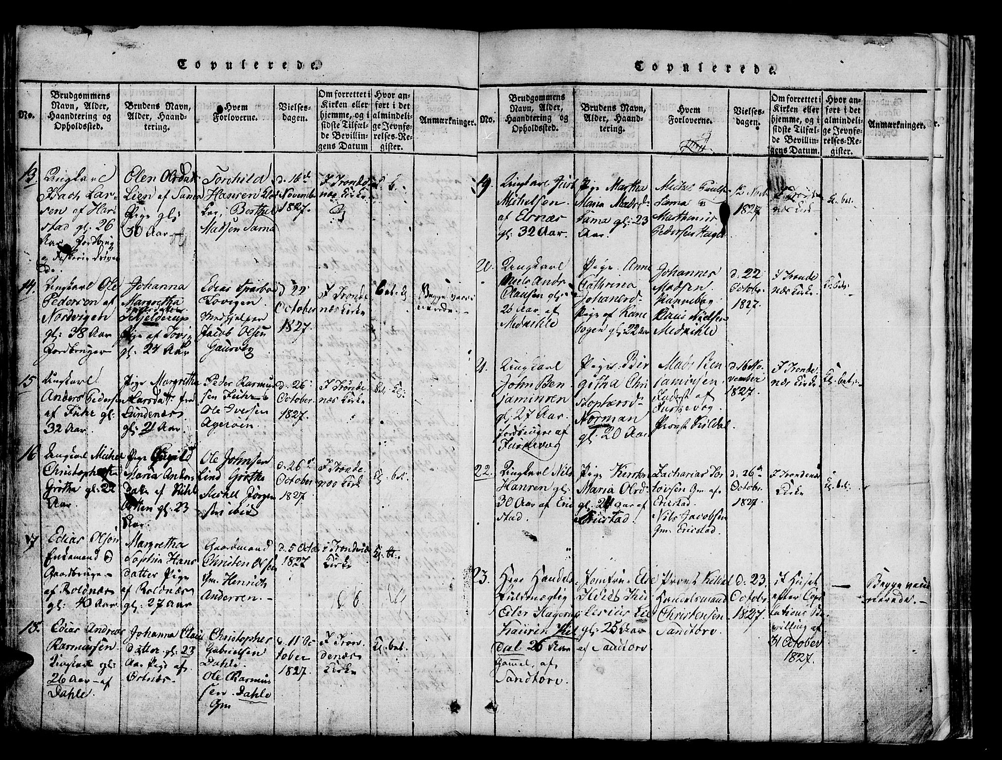 Trondenes sokneprestkontor, AV/SATØ-S-1319/H/Ha/L0006kirke: Ministerialbok nr. 6, 1821-1827