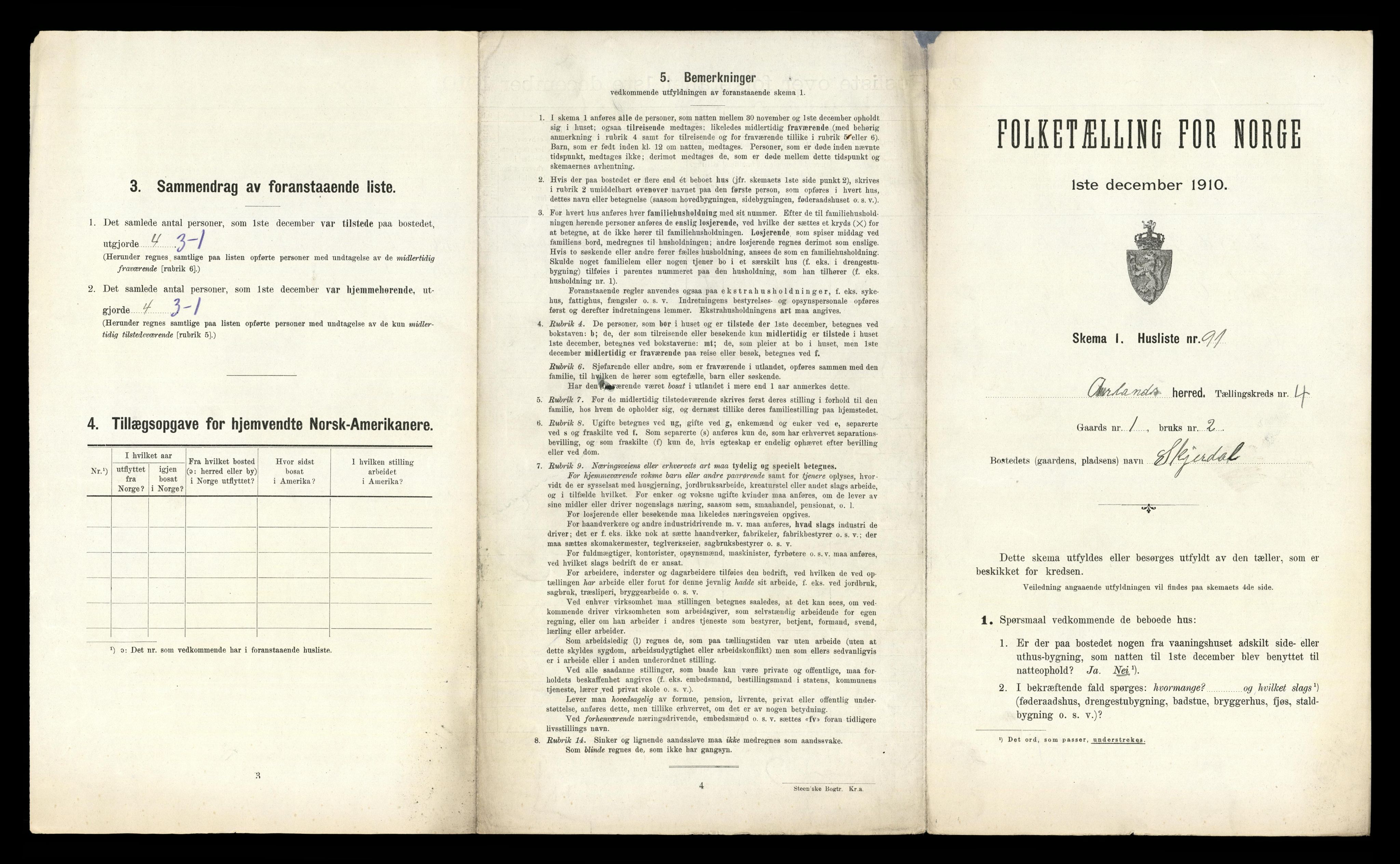 RA, Folketelling 1910 for 1421 Aurland herred, 1910, s. 441