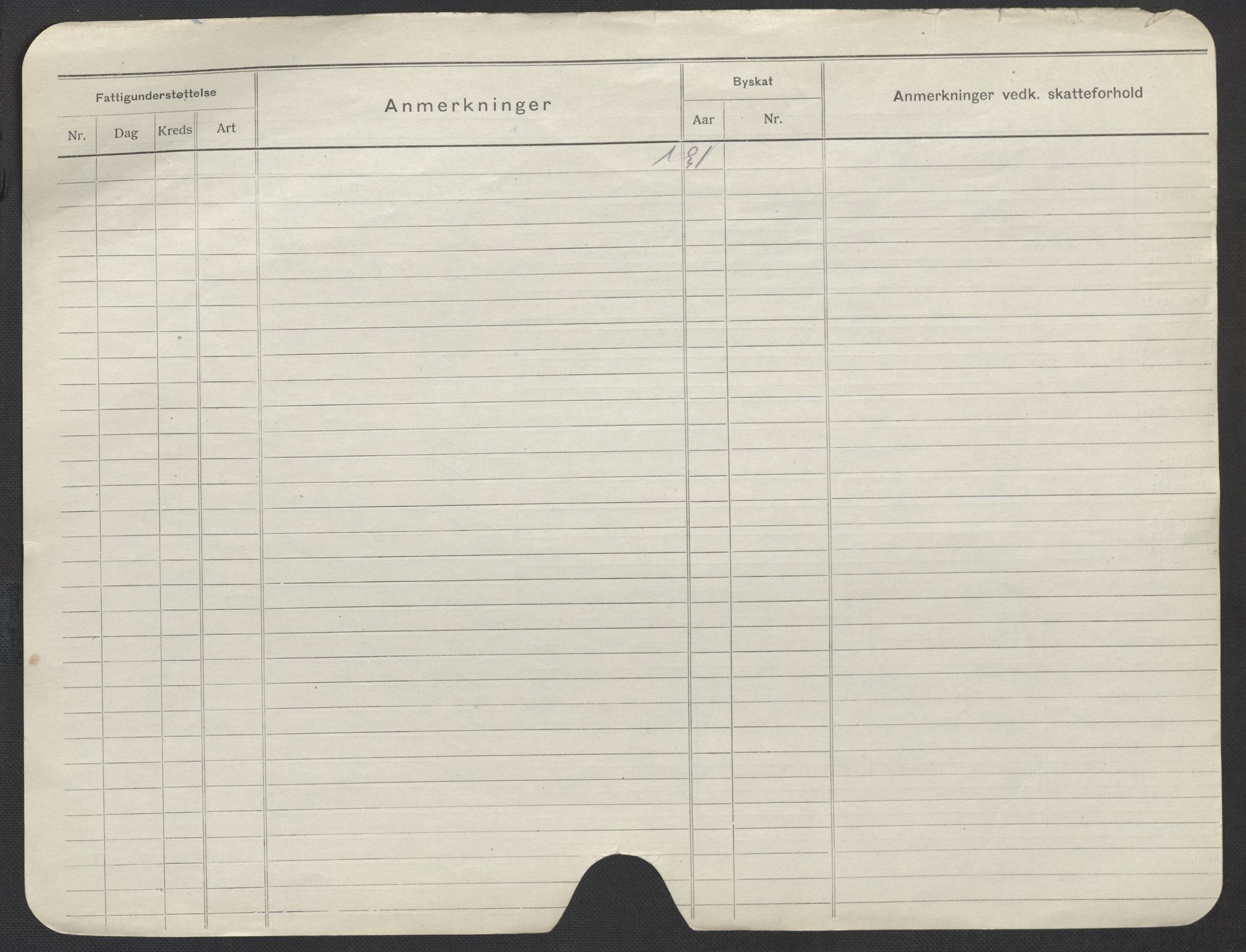 Oslo folkeregister, Registerkort, AV/SAO-A-11715/F/Fa/Fac/L0016: Kvinner, 1906-1914, s. 1a