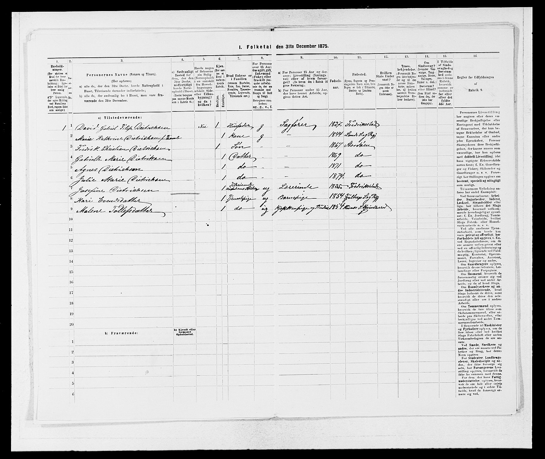 SAB, Folketelling 1875 for 1221P Stord prestegjeld, 1875, s. 326