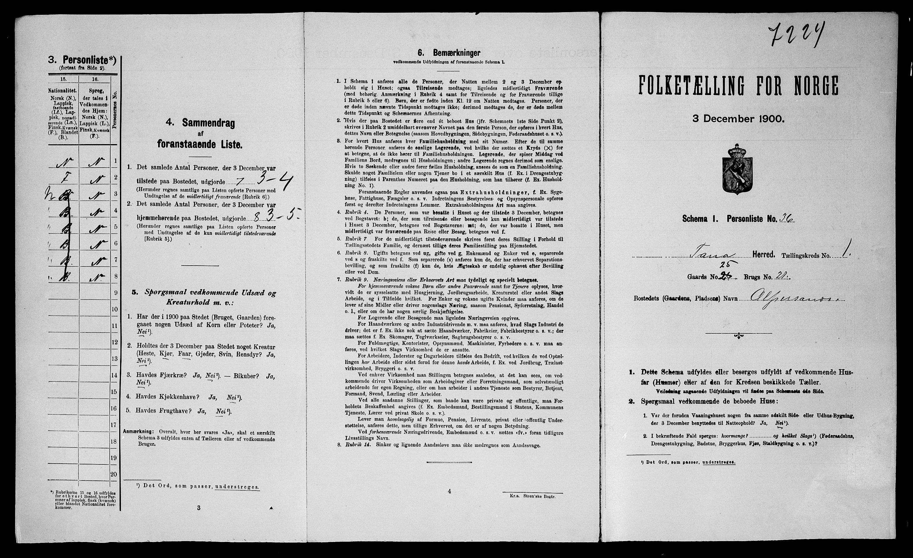 SATØ, Folketelling 1900 for 2025 Tana herred, 1900, s. 92