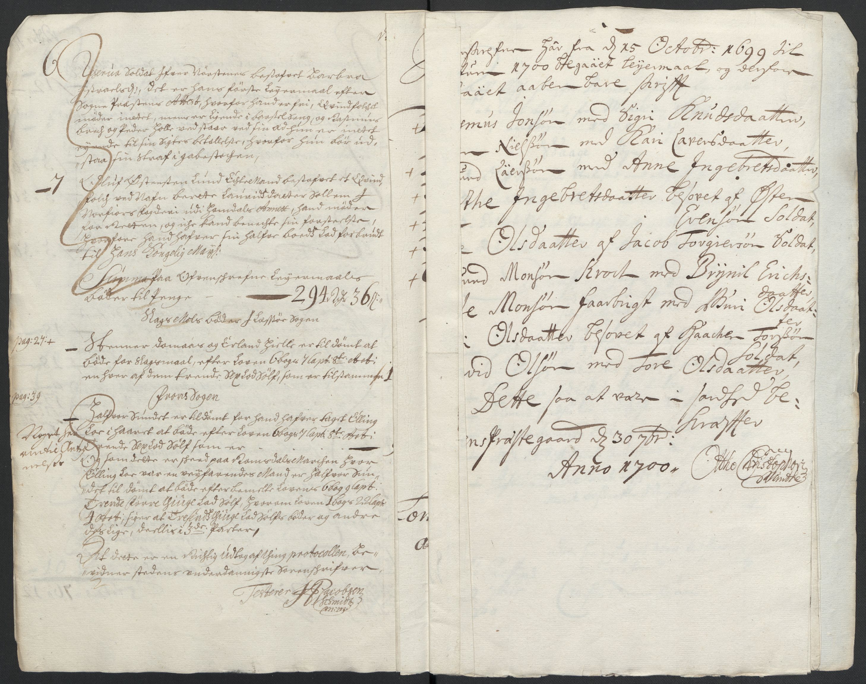 Rentekammeret inntil 1814, Reviderte regnskaper, Fogderegnskap, AV/RA-EA-4092/R17/L1173: Fogderegnskap Gudbrandsdal, 1700, s. 69