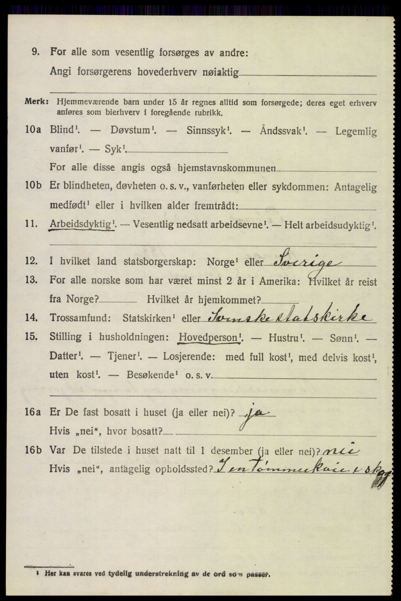 SAH, Folketelling 1920 for 0428 Trysil herred, 1920, s. 4340