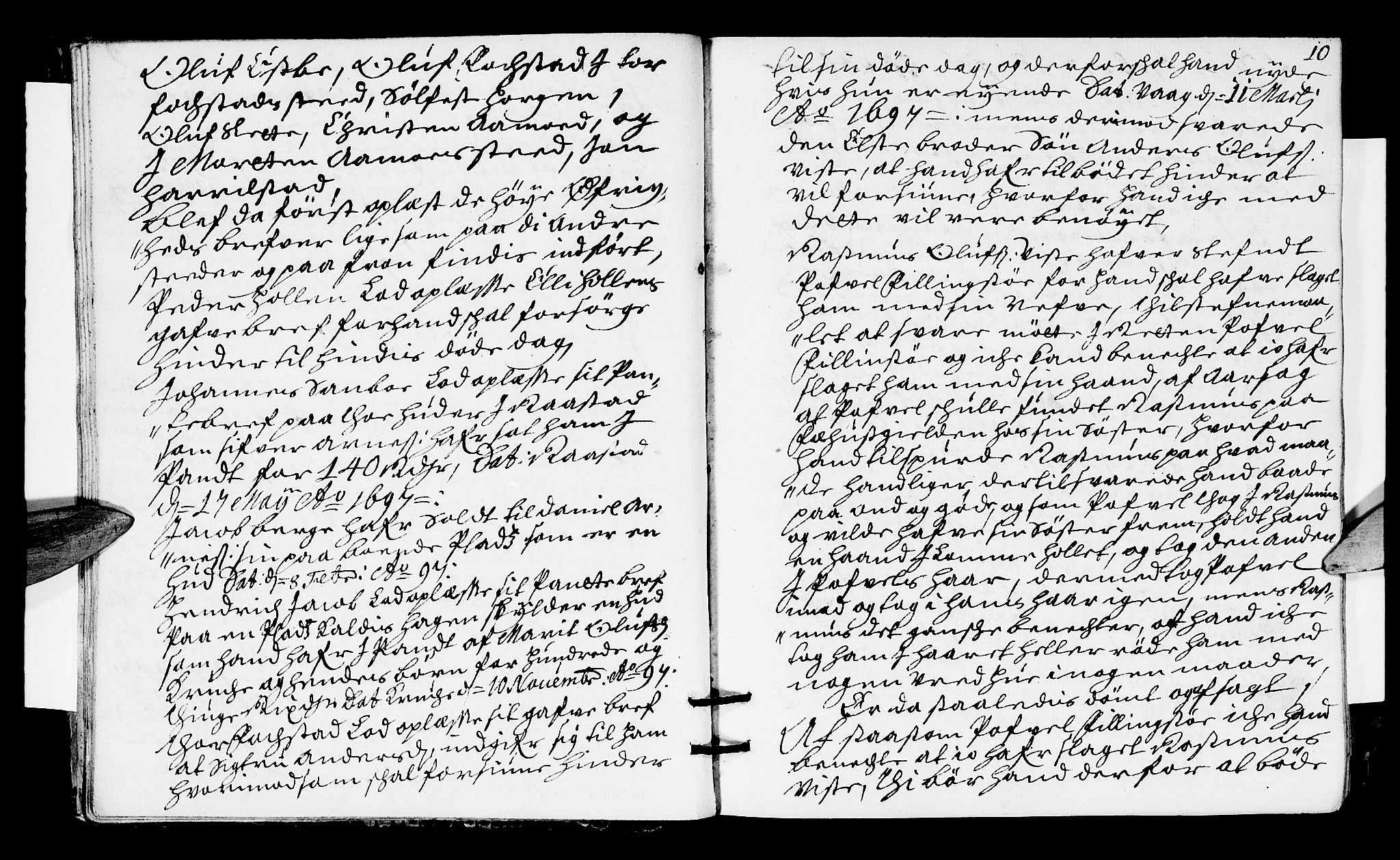 Sorenskriverier i Gudbrandsdalen, AV/SAH-TING-036/G/Gb/Gba/L0027: Tingbok - Nord-Gudbrandsdal, 1698, s. 9b-10a