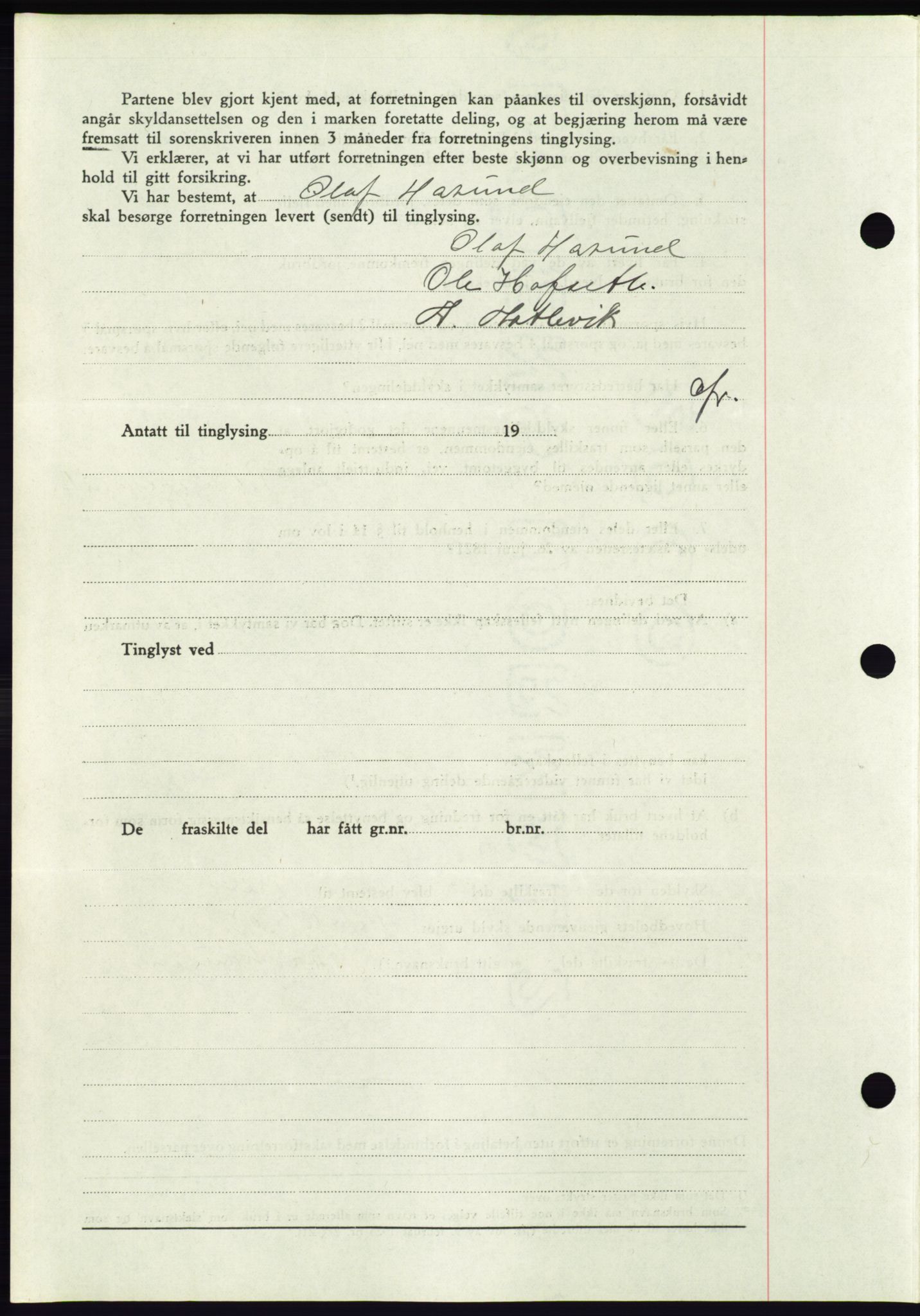 Søre Sunnmøre sorenskriveri, AV/SAT-A-4122/1/2/2C/L0067: Pantebok nr. 61, 1938-1939, Dagboknr: 54/1939