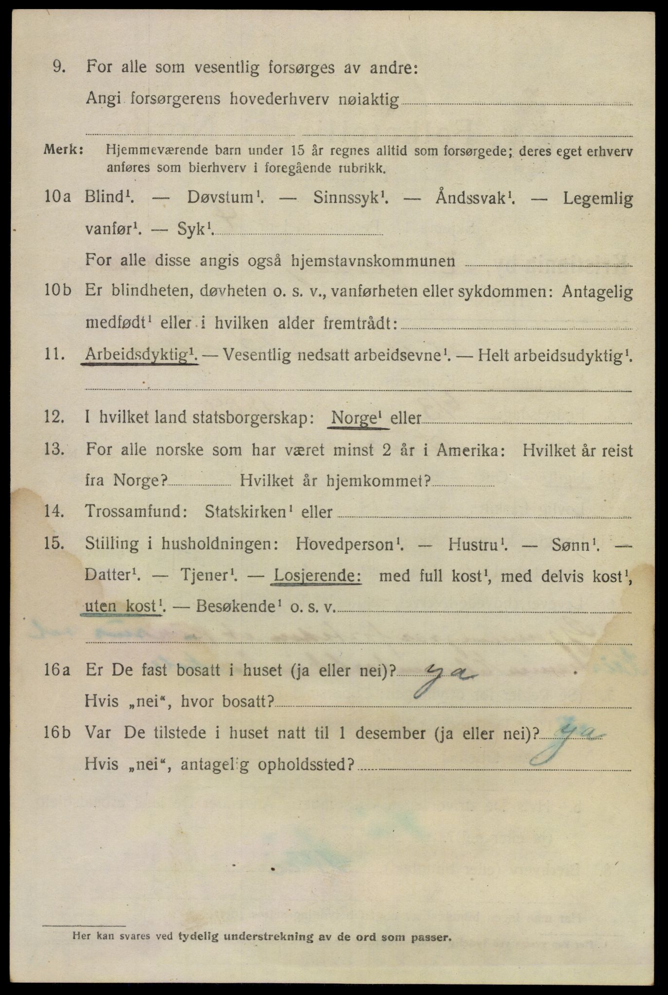 SAO, Folketelling 1920 for 0301 Kristiania kjøpstad, 1920, s. 347262