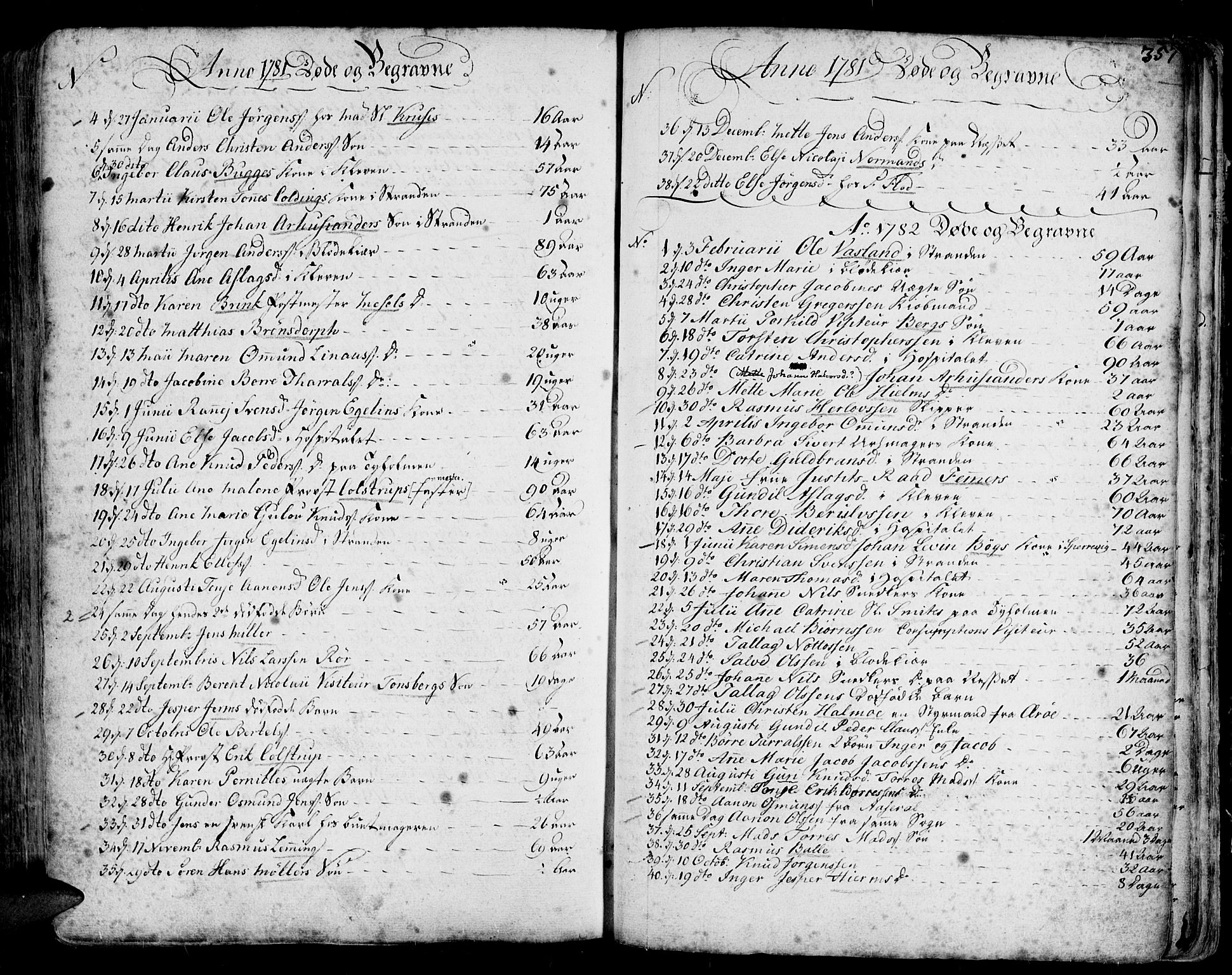 Arendal sokneprestkontor, Trefoldighet, AV/SAK-1111-0040/F/Fa/L0001: Ministerialbok nr. A 1, 1703-1815, s. 441