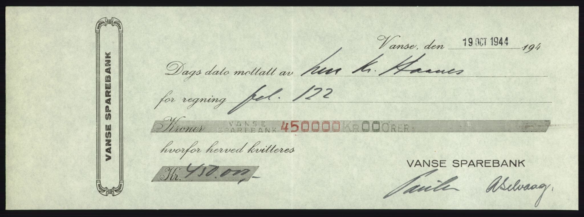 Forsvarsdepartementet, 10. kontor / Oppgjørskontoret, AV/RA-RAFA-1225/D/Db/L0180: Lista oppgjørskontor, 1942-1952, s. 143