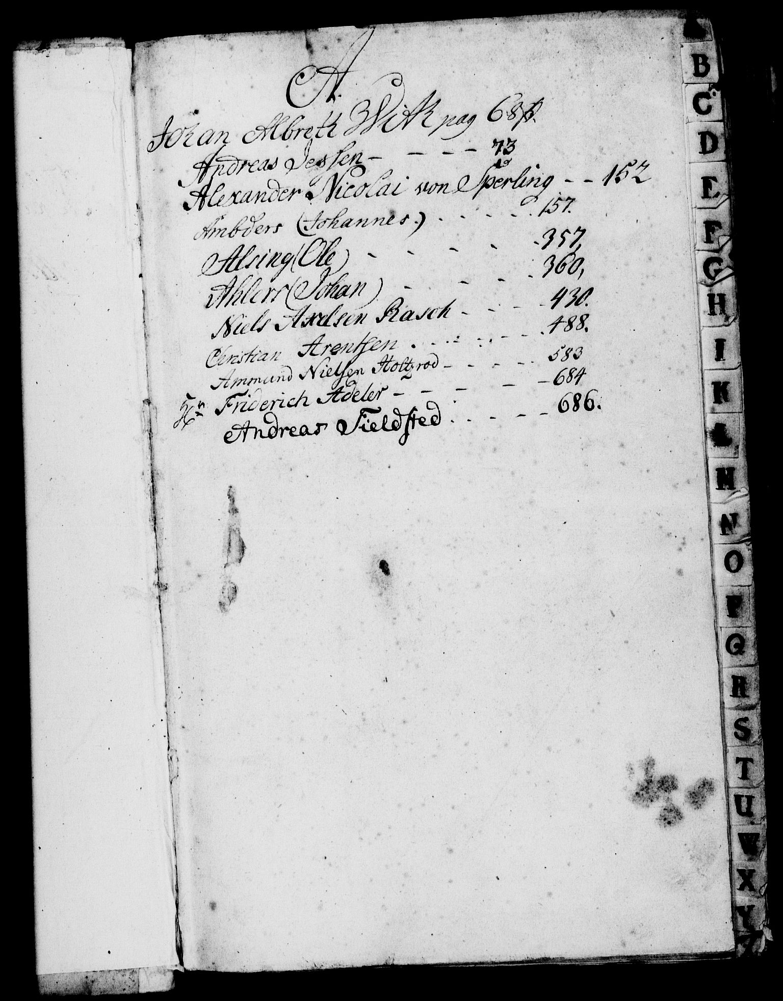 Rentekammeret, Kammerkanselliet, AV/RA-EA-3111/G/Gg/Ggi/L0002: Norsk instruksjonsprotokoll med register (merket RK 53.35), 1729-1751