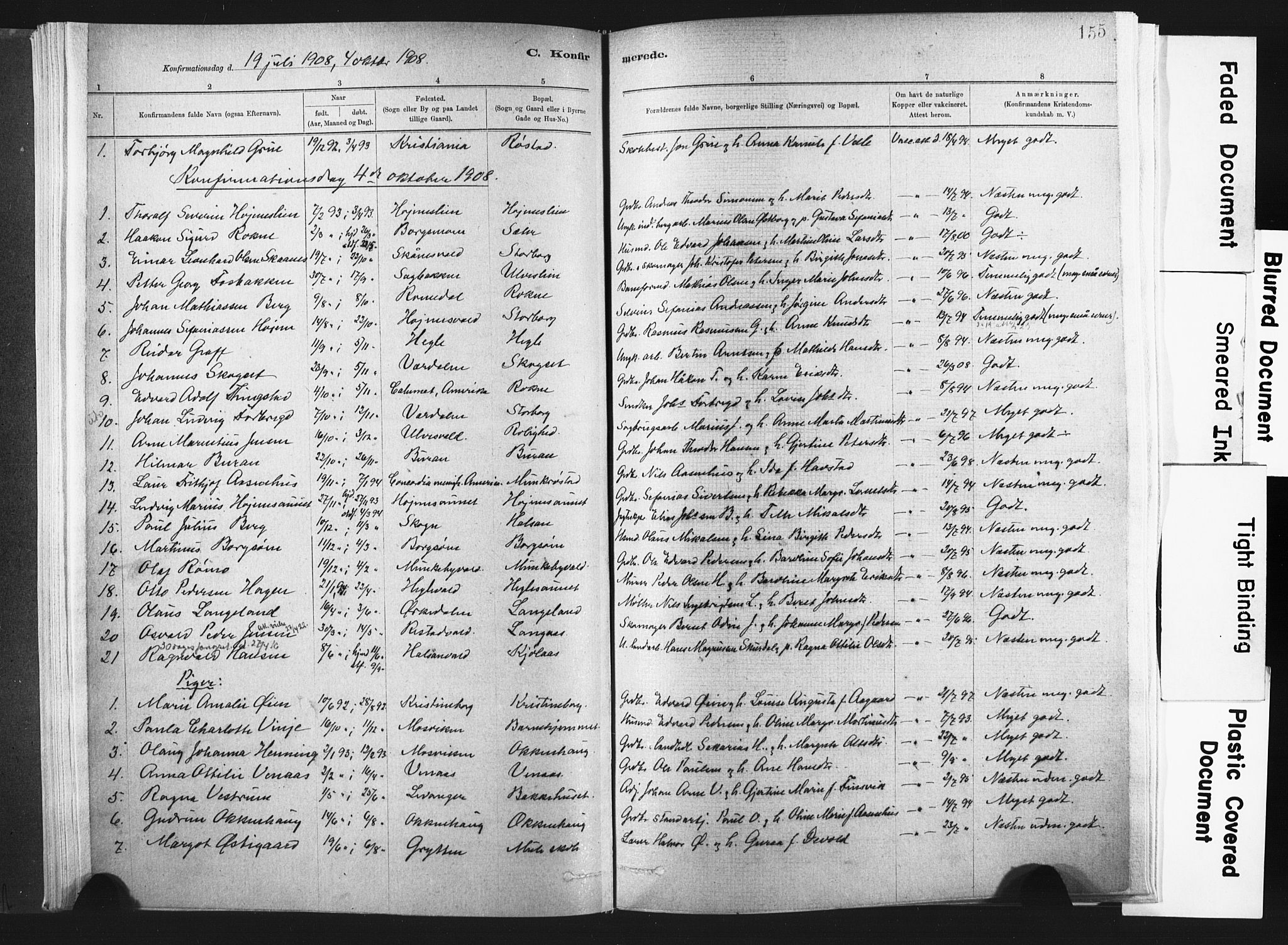 Ministerialprotokoller, klokkerbøker og fødselsregistre - Nord-Trøndelag, SAT/A-1458/721/L0207: Ministerialbok nr. 721A02, 1880-1911, s. 155