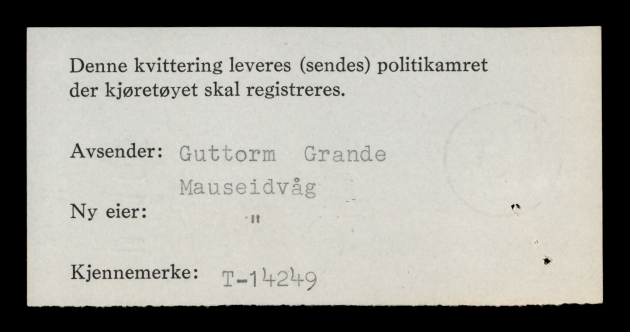 Møre og Romsdal vegkontor - Ålesund trafikkstasjon, AV/SAT-A-4099/F/Fe/L0044: Registreringskort for kjøretøy T 14205 - T 14319, 1927-1998, s. 1281