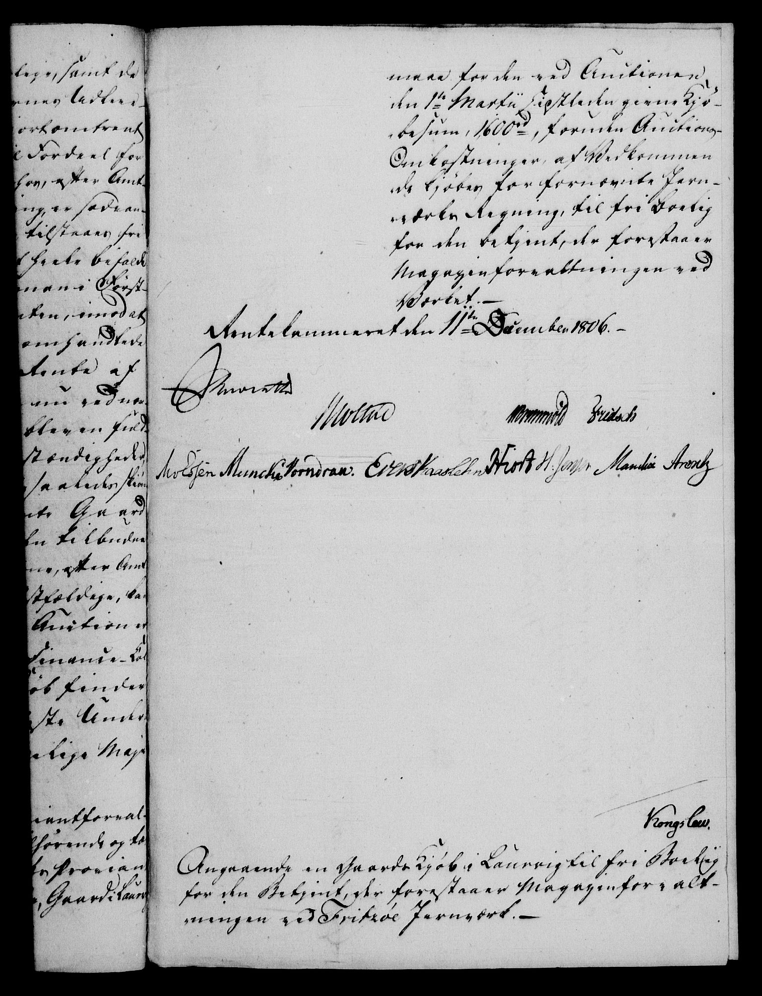 Rentekammeret, Renteskriverkontorene, AV/RA-EA-3115/M/Mf/Mfb/L0007: Relasjons- og resolusjonsprotokoll med register (merket RK 54.13), 1805-1806