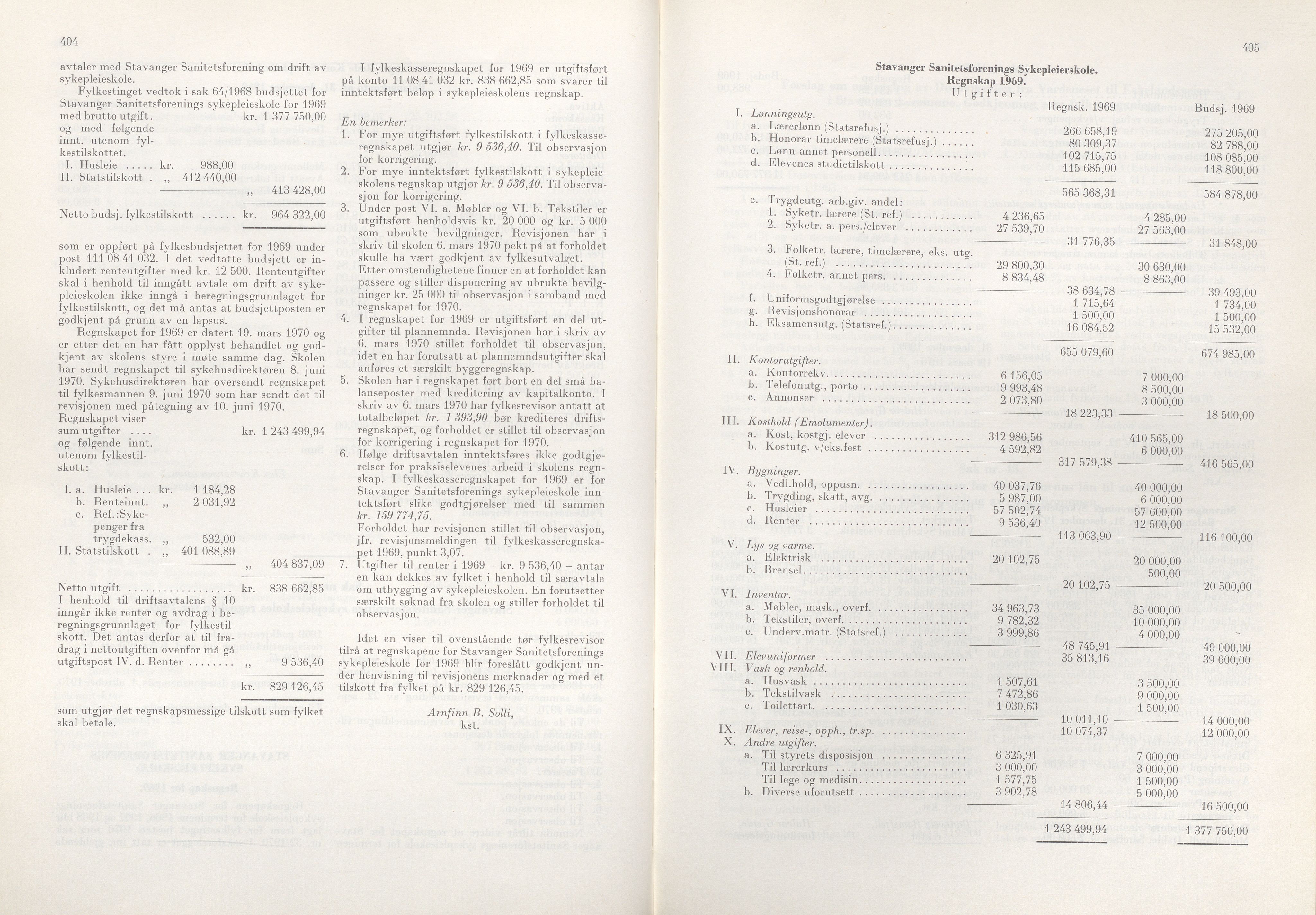 Rogaland fylkeskommune - Fylkesrådmannen , IKAR/A-900/A/Aa/Aaa/L0090: Møtebok , 1970, s. 404-405